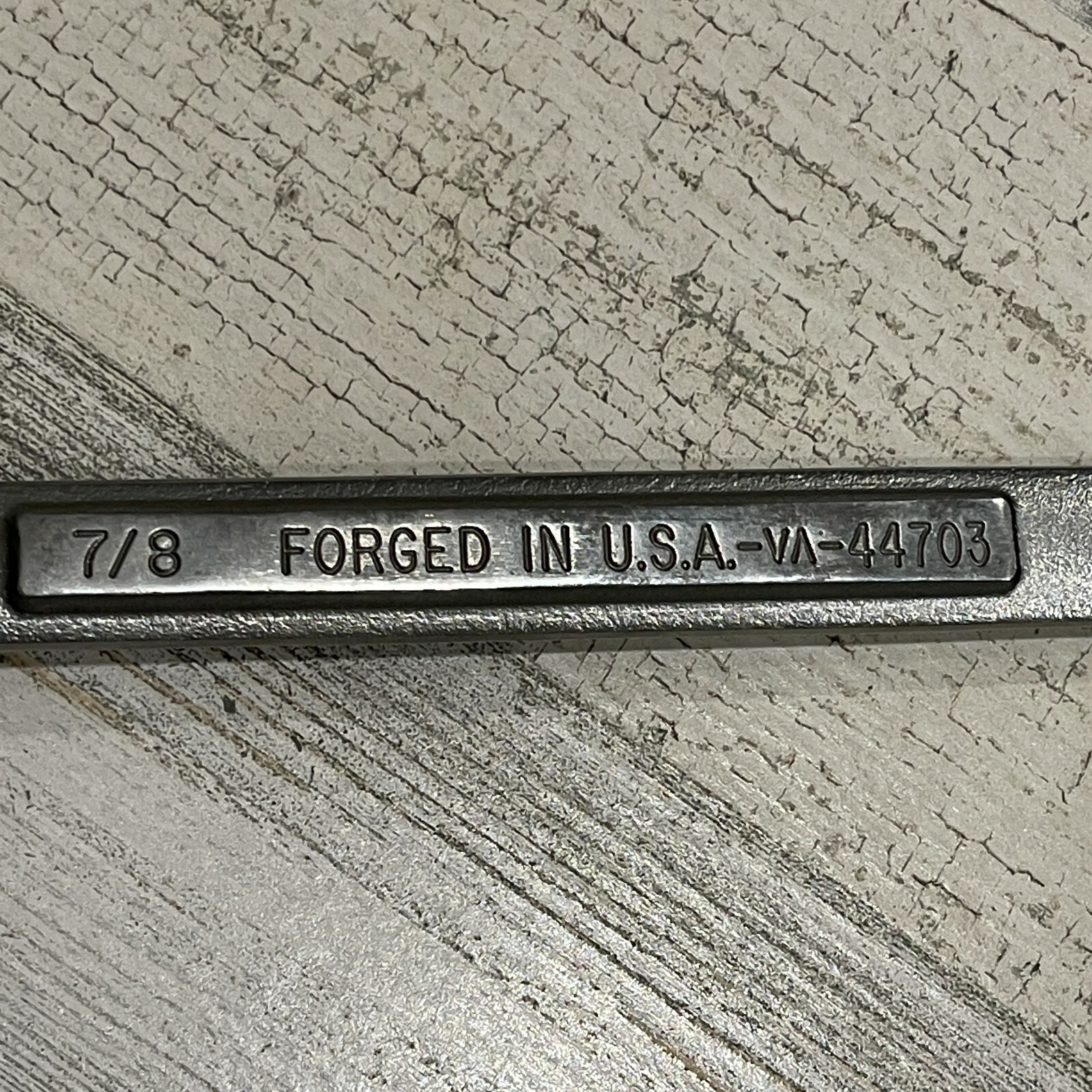 USA Made = CRAFTSMAN = 7/8″ WRENCH Standard SAE INCH Combination 44703 NOS 12 PT