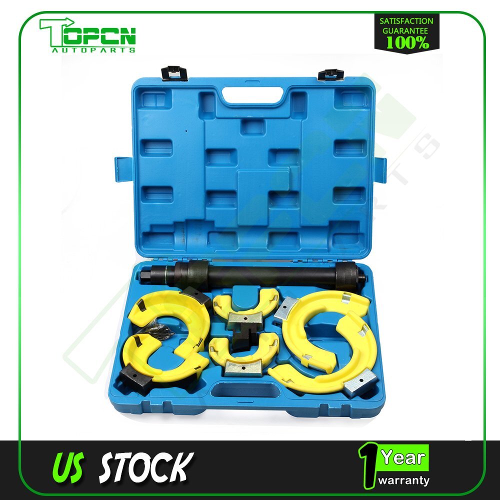 Fits Interchangeable Fork Strut Coil Spring Compressor Extractor Tool Set