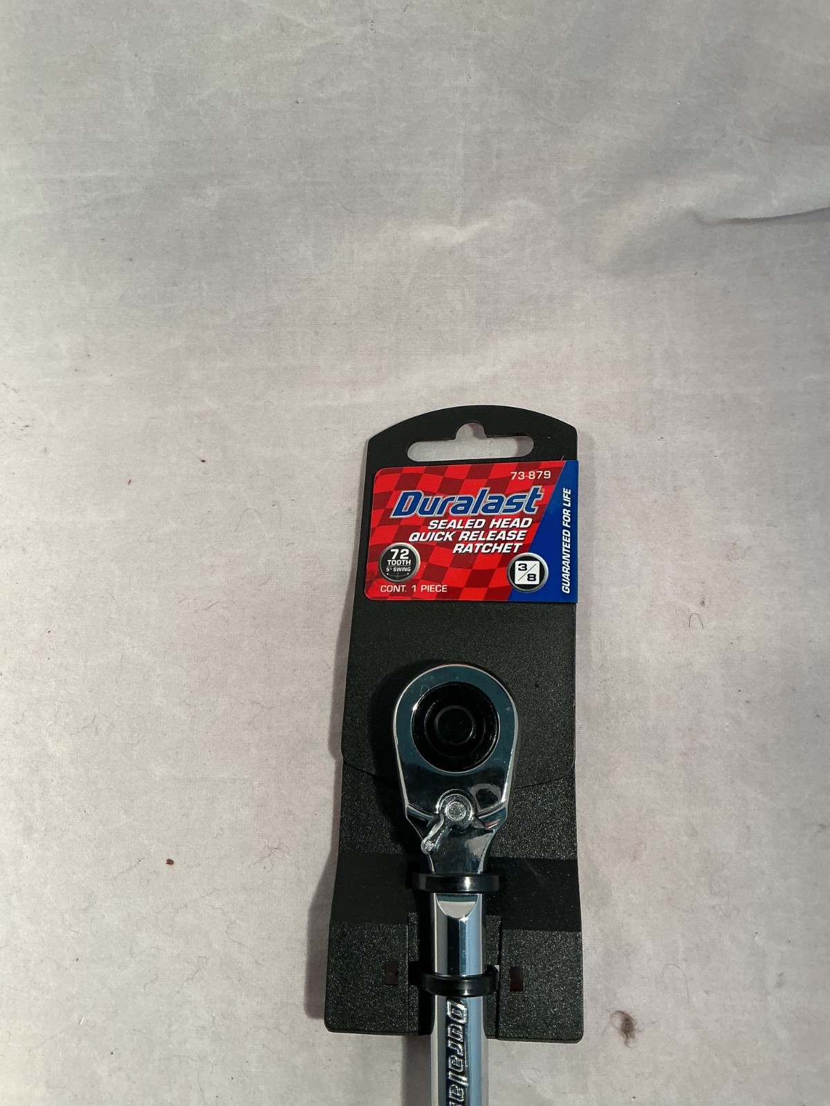 Duralast 73-879 Ratchet 3/8″ Drive 72 Tooth Sealed Head Quick Release 8″ NEW