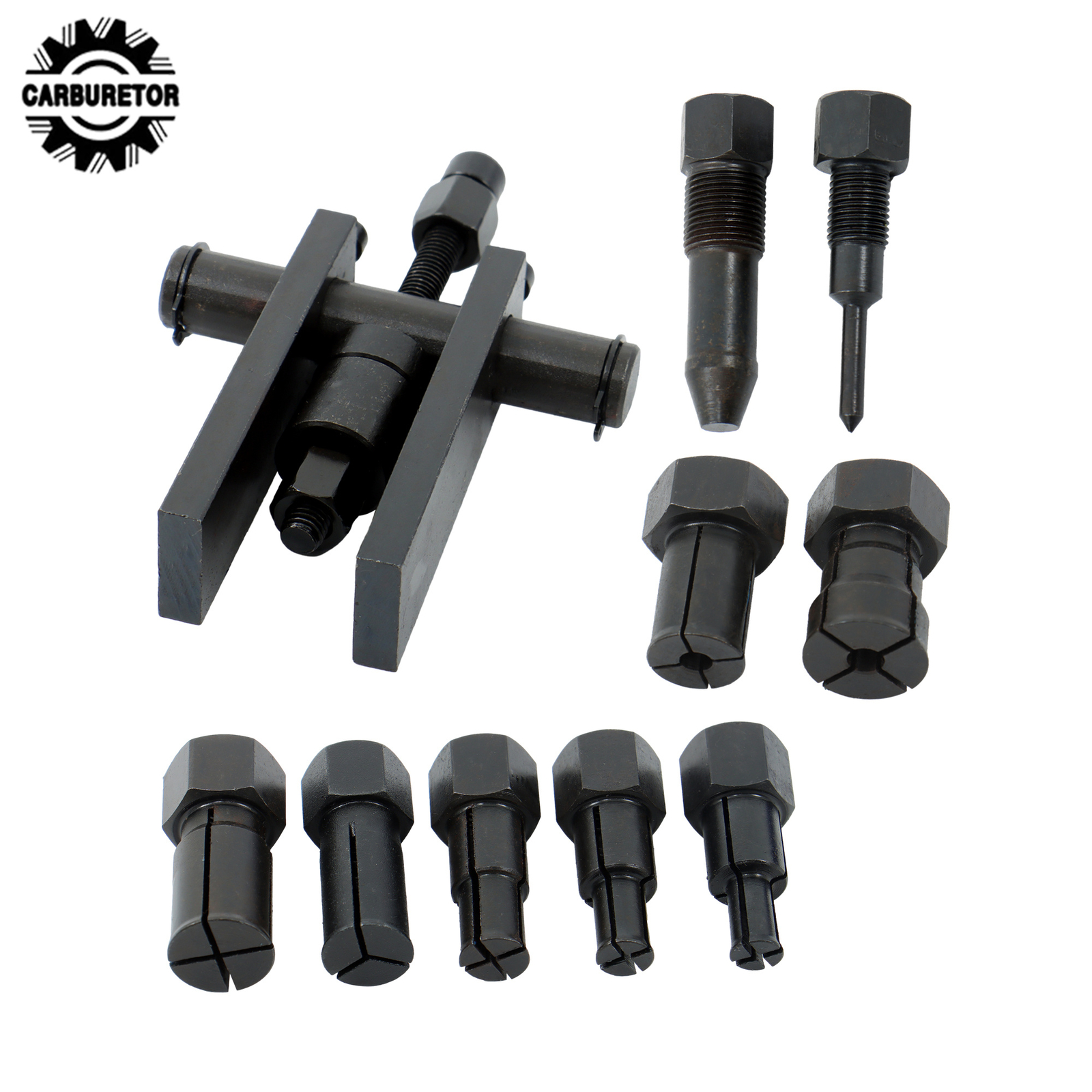 10pc Blind Hole Inner Bearing Puller Set 8-25mm Remover Slide Tool Internal Kit