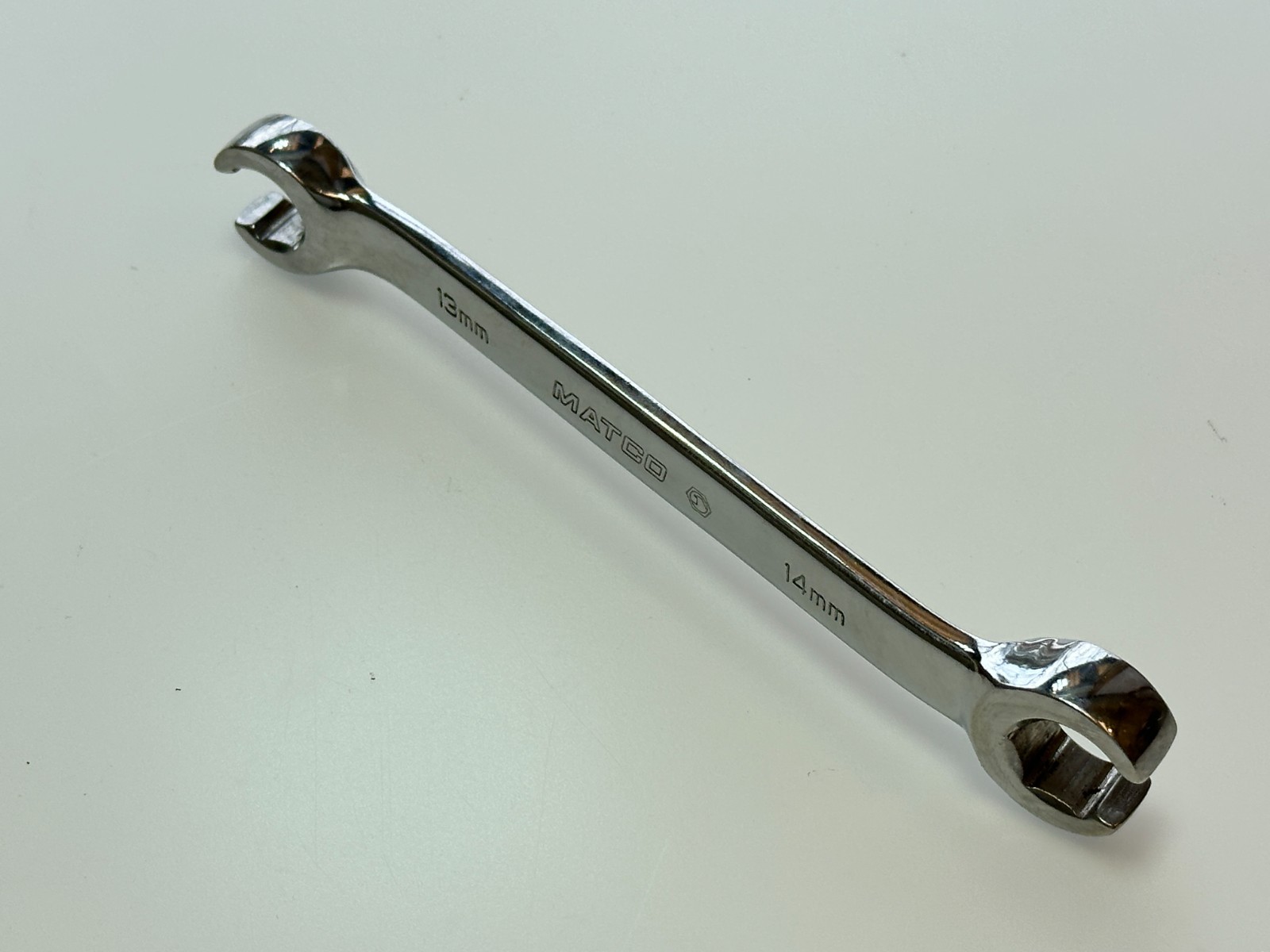 Matco Tools USA RFM1314B Metric 13mm x 14mm Double Flare Nut Line Wrench 6 Point