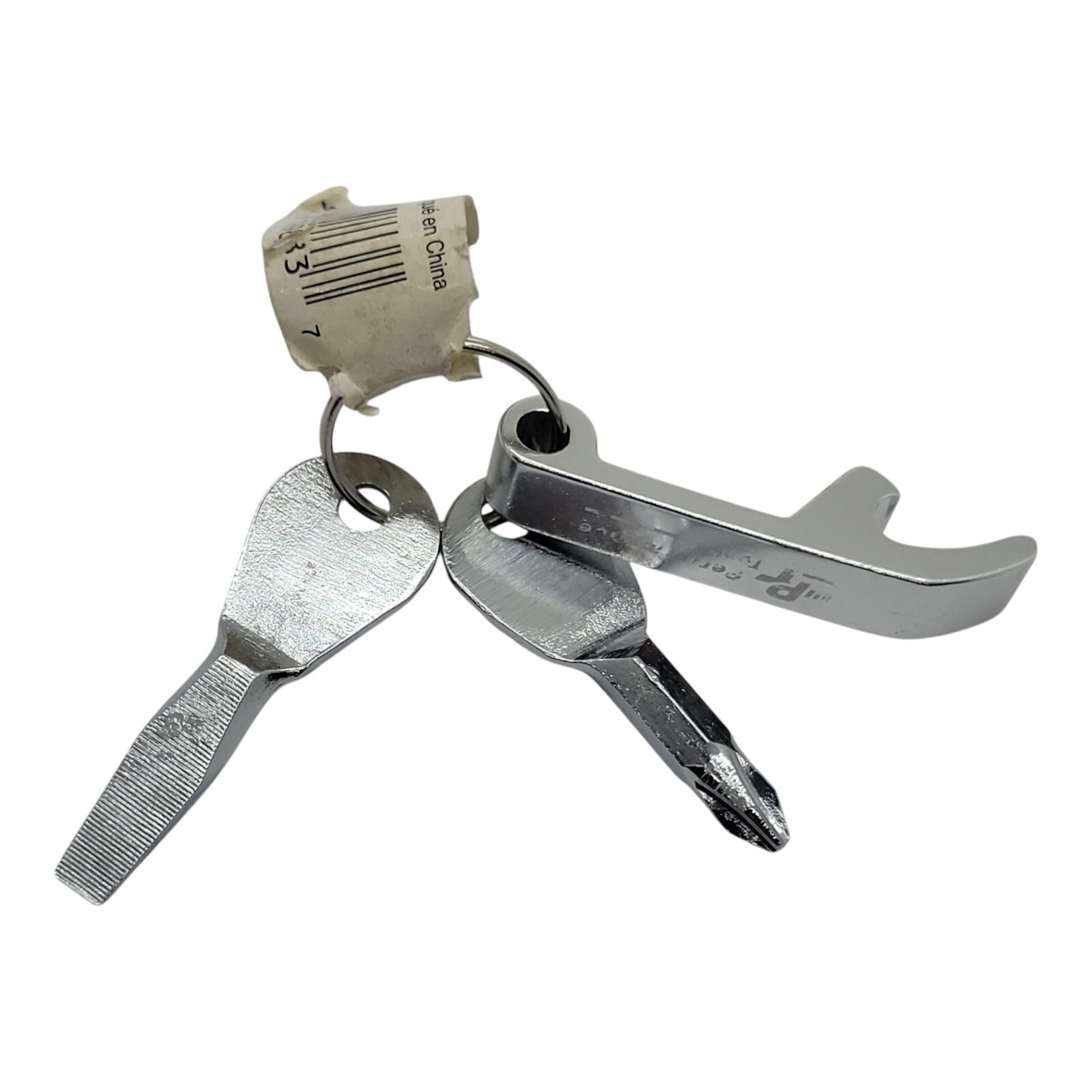 WLMW983 Performance Tool W983 Bottle Opener/Screwdriver/Keyring, 3-Piece