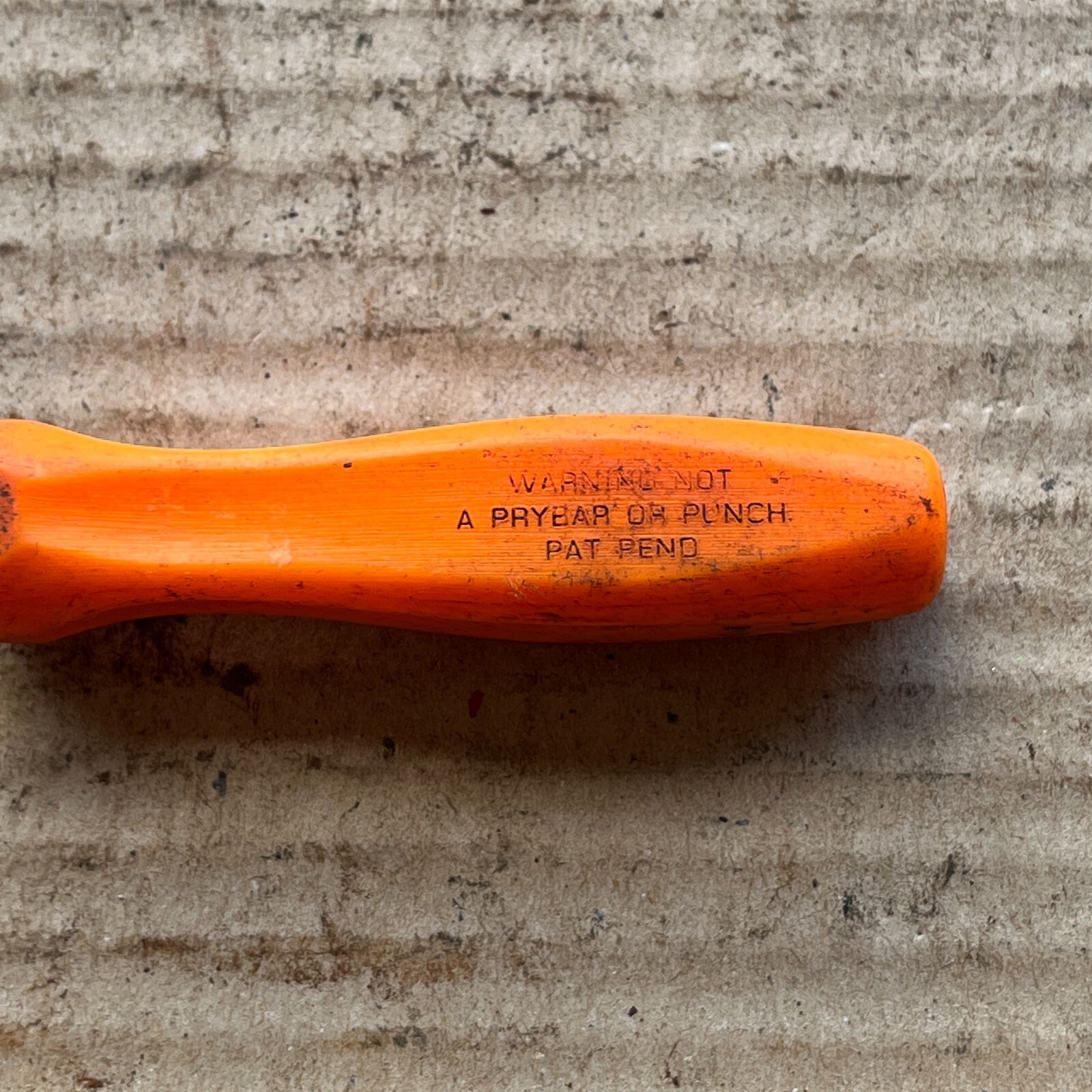 Snap On SPP266B Phillips Screwdriver ORANGE Hard Handle USA 4.5″ – a