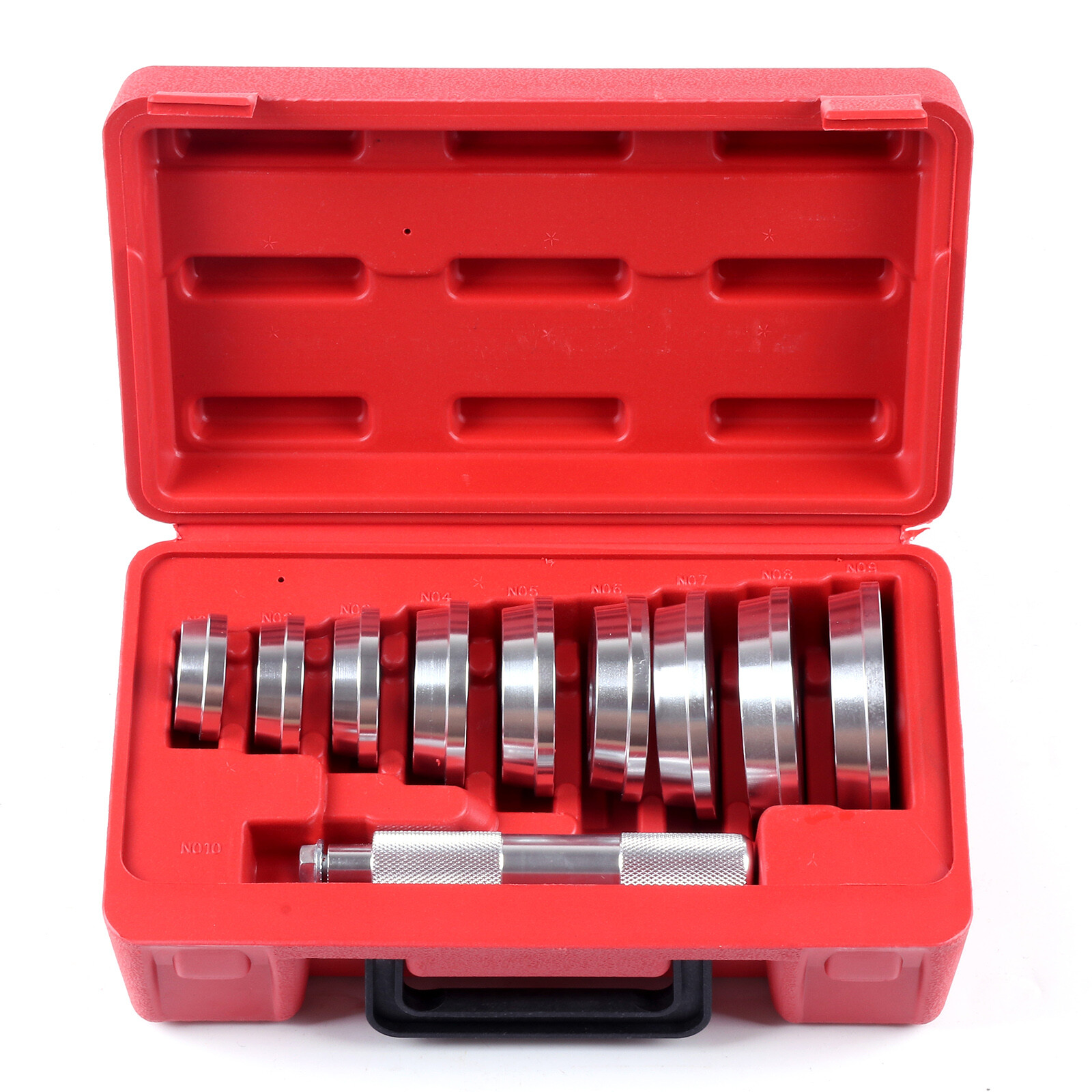 10pcs Seal Driver Master Tool Kit Set And Aluminum Wheel Bearing Race
