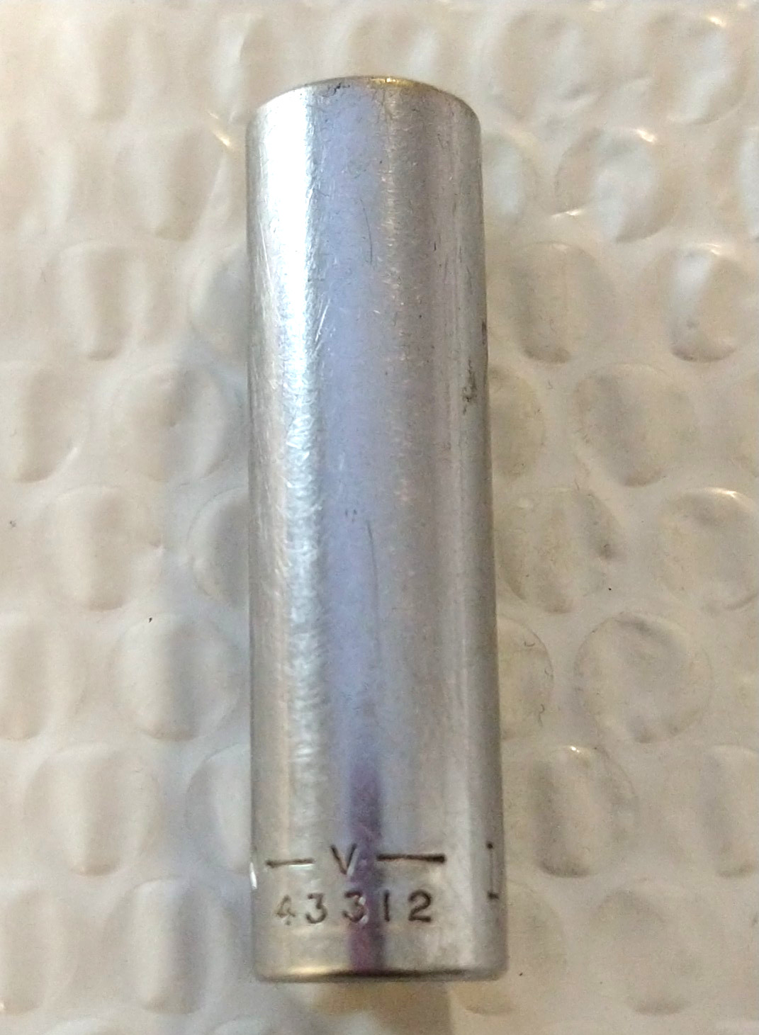 CRAFTSMAN TOOLS USA V43312, 3/8″ DRIVE, 1/2″ SOCKET, 2.5″ DEEP, 12 POINT.