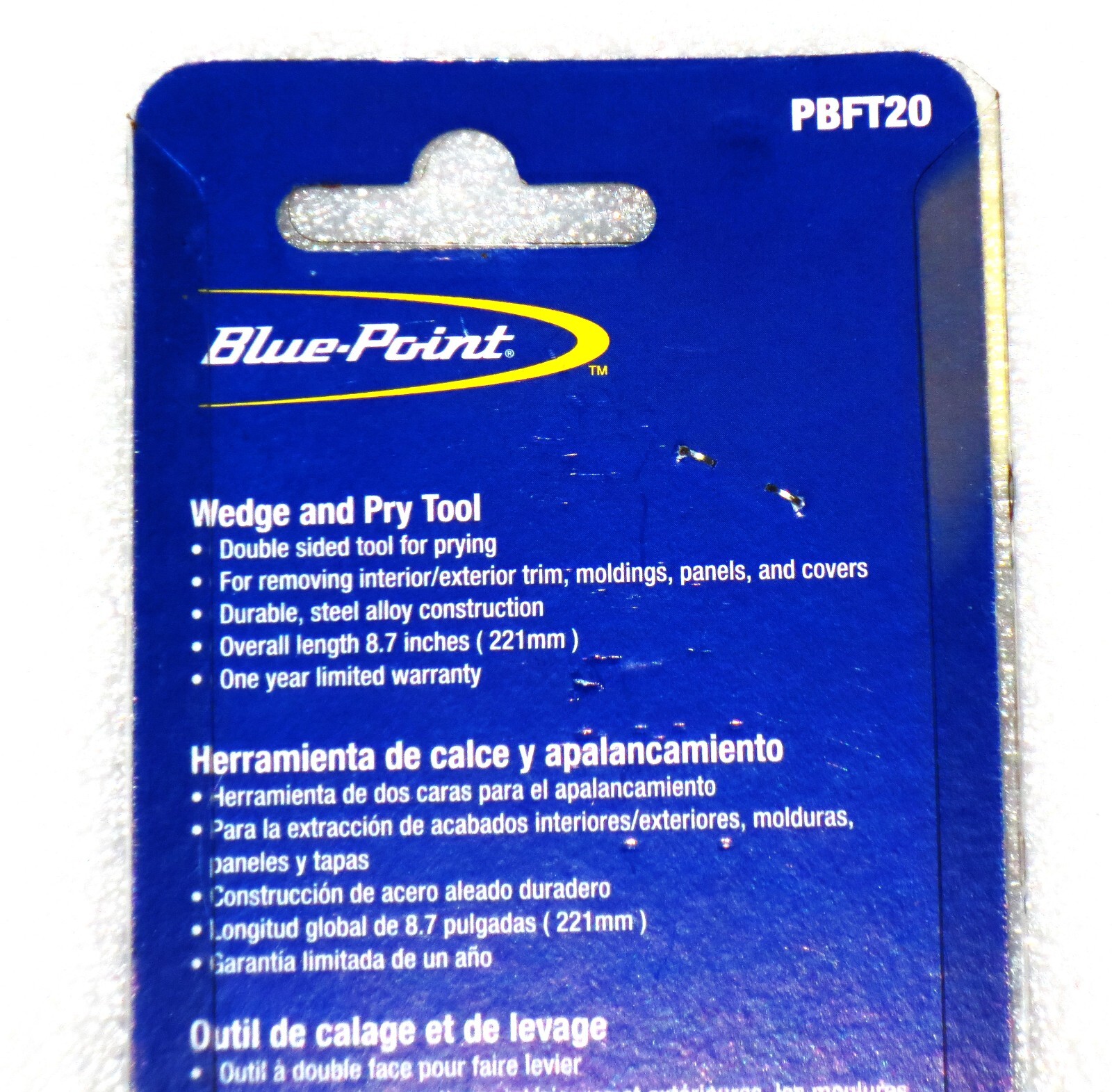 *NEW* Snap-On’s Blue-Point Pry Tool PBFT20 PRY TOOL & WEDGE *BRAND NEW*