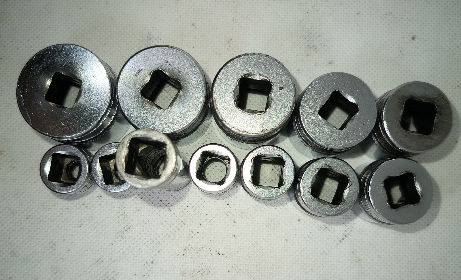 SNAP-ON Tools 12 Pc SAE Socket Set 3/8 Drive Underline F Series 11/32″ – 1″ USA