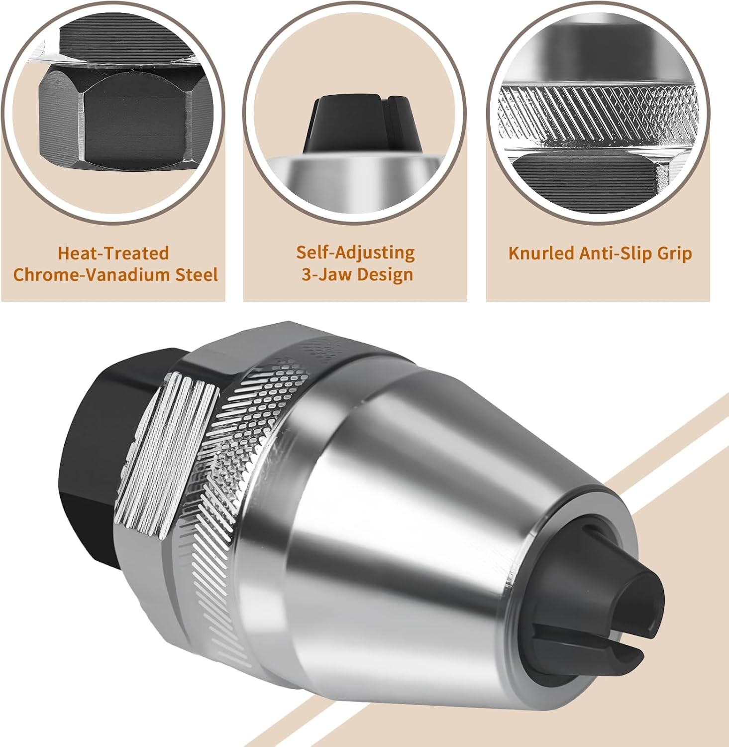 Stud Extractor Tool Broken Bolt Remover for Gripping and Removing 1/4″ to 1/2″