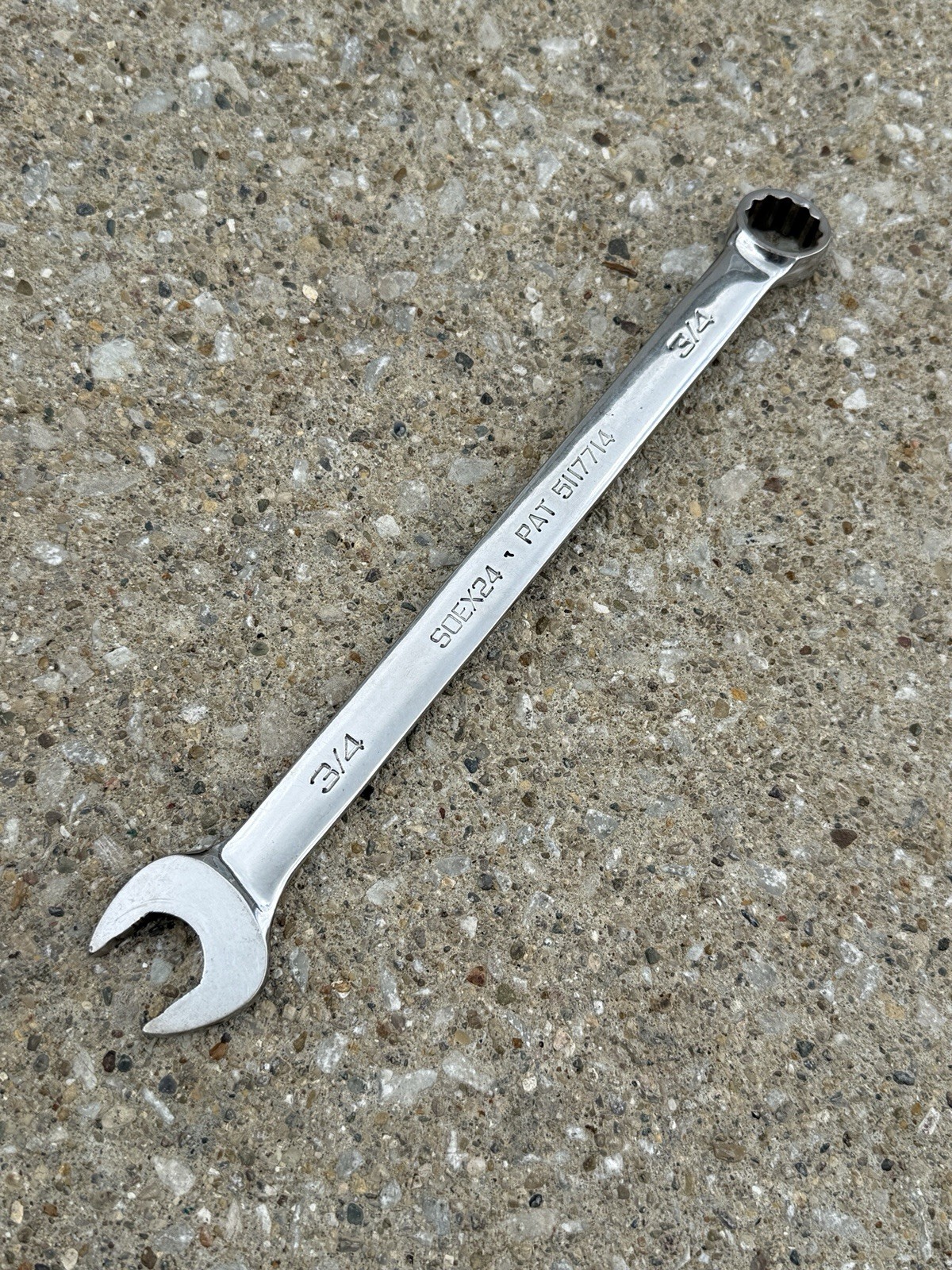 Snap-on Large Size SAE Combination Wrench Set 3/4” thru 1-1/16” OEX/SOEX Series
