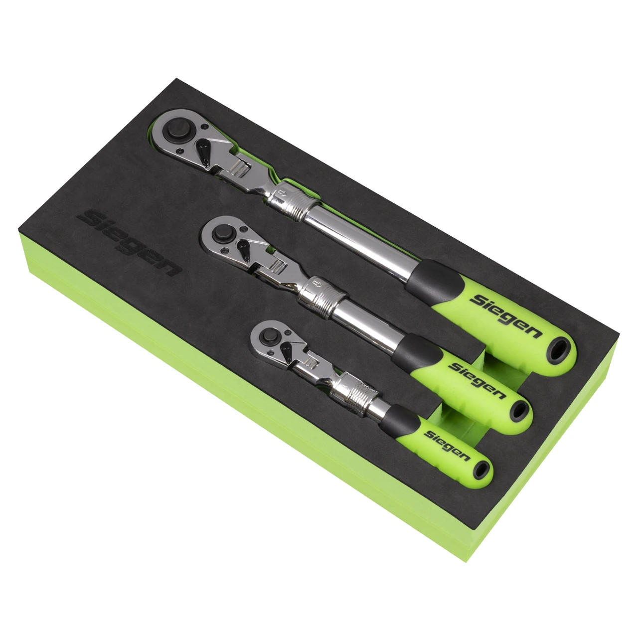 Sealey Tools Ratchet Wrench Tool Extendable EVA Foam Tray 1/4 3/8 1/2 FD25