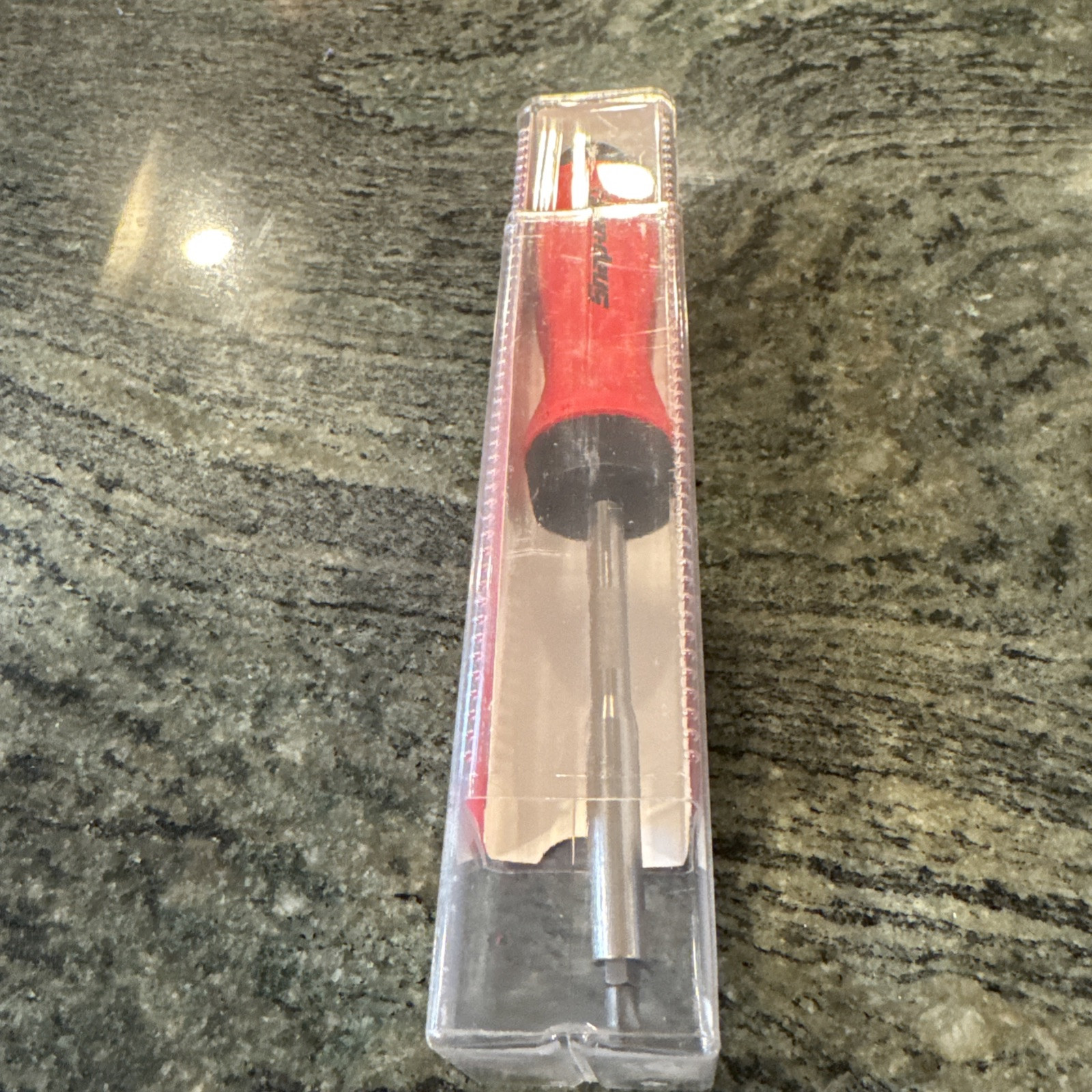 Snap On ssdmr4brxcv 95th anniversary red ratcheting screwdriver with 5 bits new