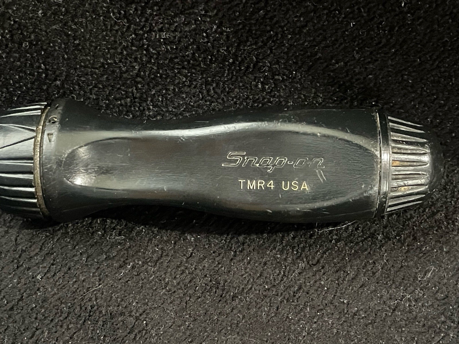 Snap On Tools TMR4 1/4″ Drive Ratcheting Spinner Handle 9” Black Hard Handle USA