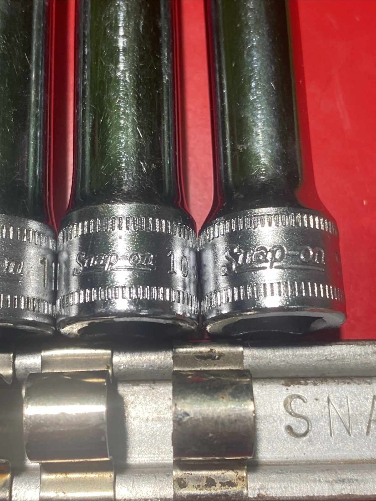 SNAP-ON metric socket set 11pc. 9mm-19mm Good Condition
