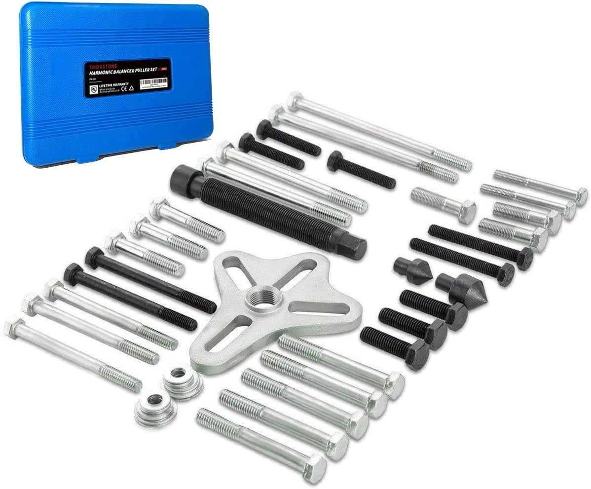 Multifunctional 46-Piece Puller Set in Blue – Engine Component Removal Made Easy