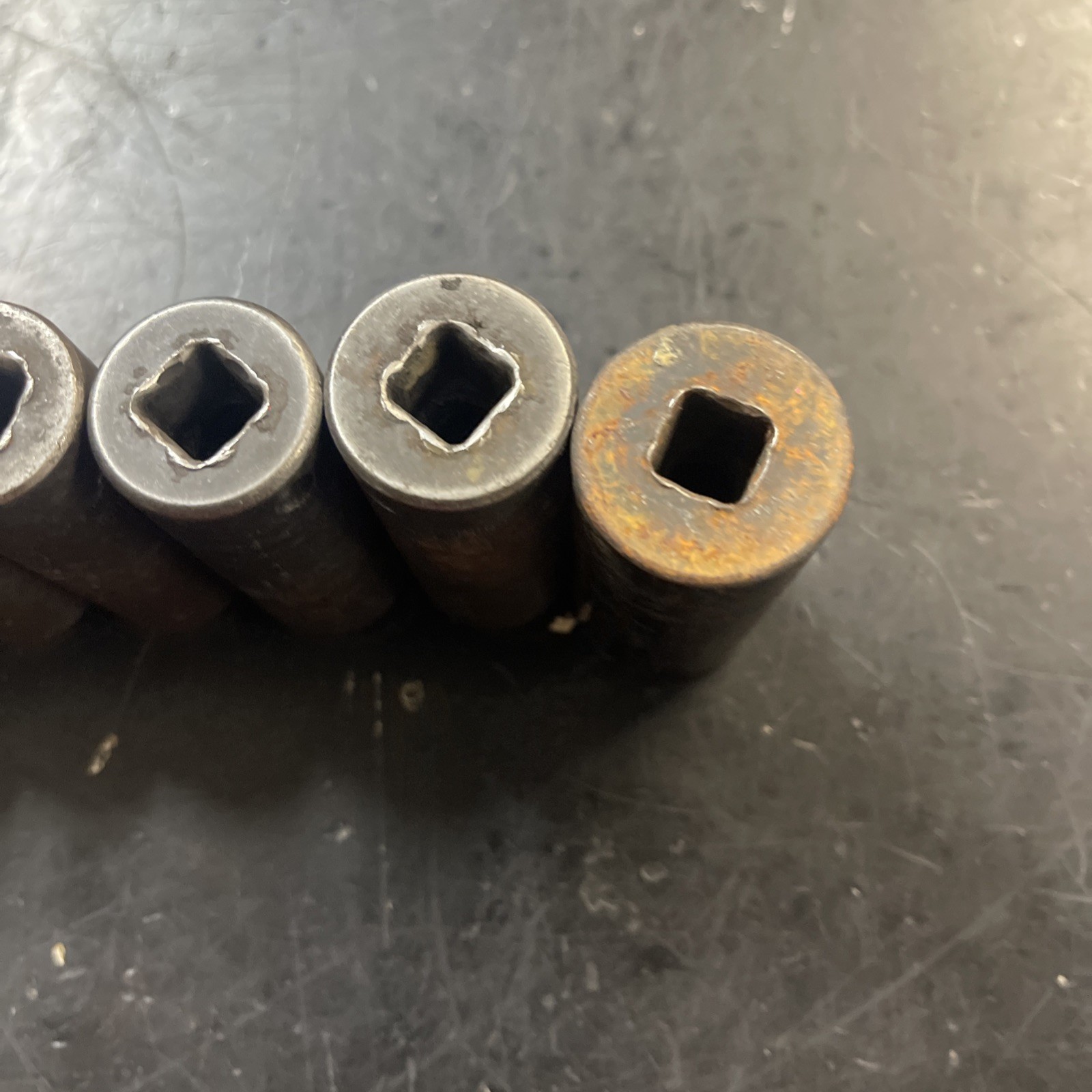 Snap-On 12 Pcs 3/8″ Dr 6pt Deep Impact Sockets 8-19mm + 21mm Missing 20mm