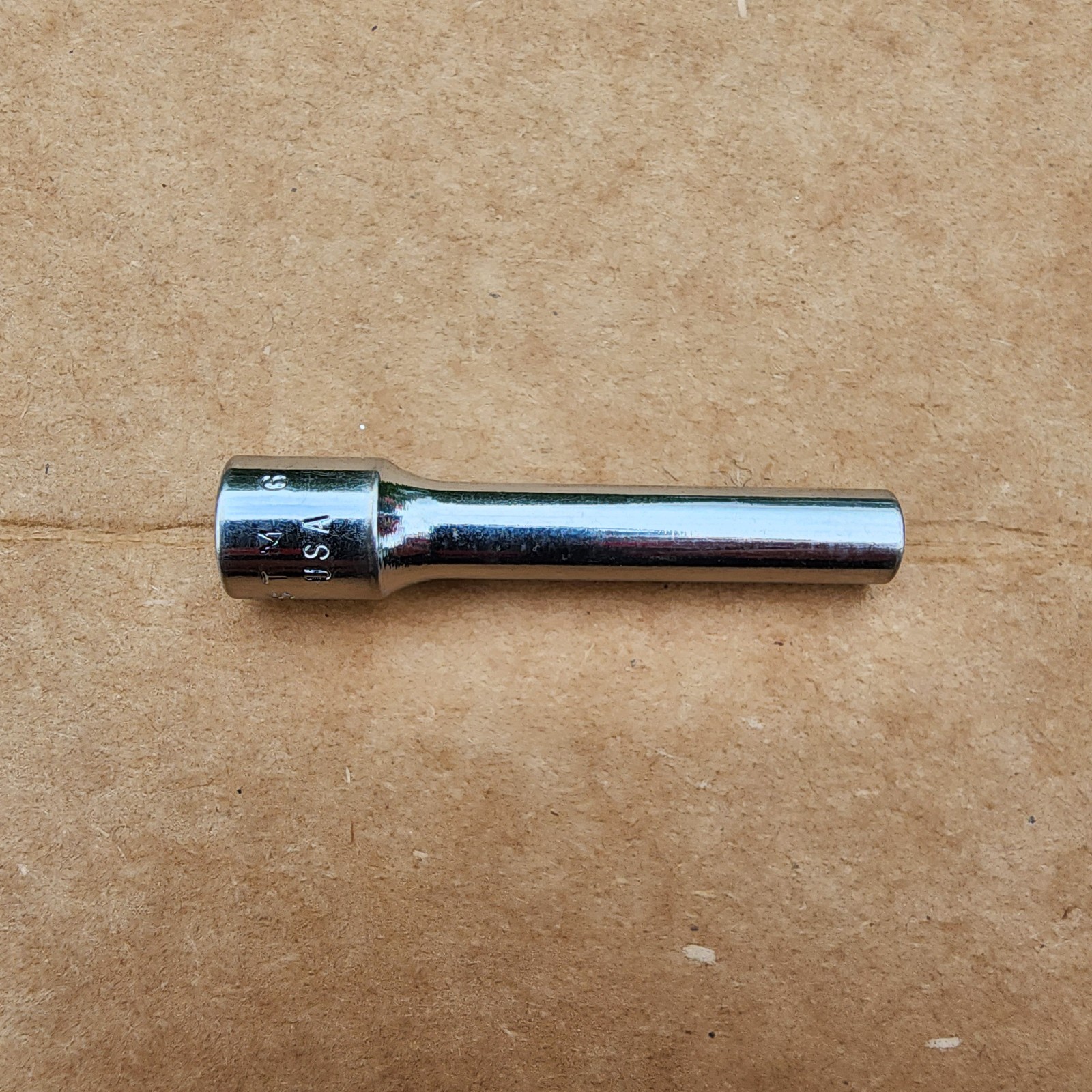 Snap-on 3/16″ 1/4″ Drive 6 Point Deep Chrome Socket STM6 3/16in.