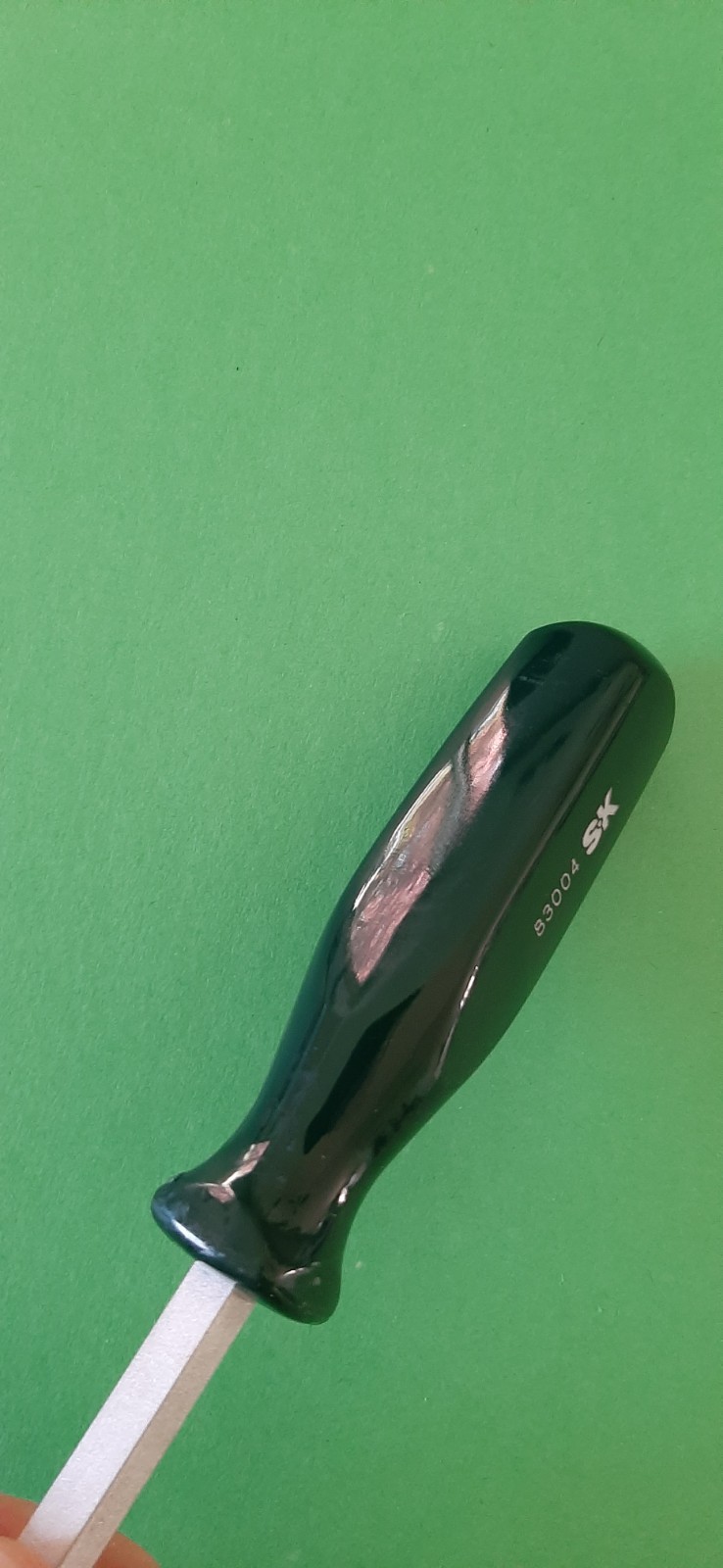 NOS NEW SK S-K Tools 6″ Long Shank Flat Tip Slotted Screwdriver 83004 France 1J