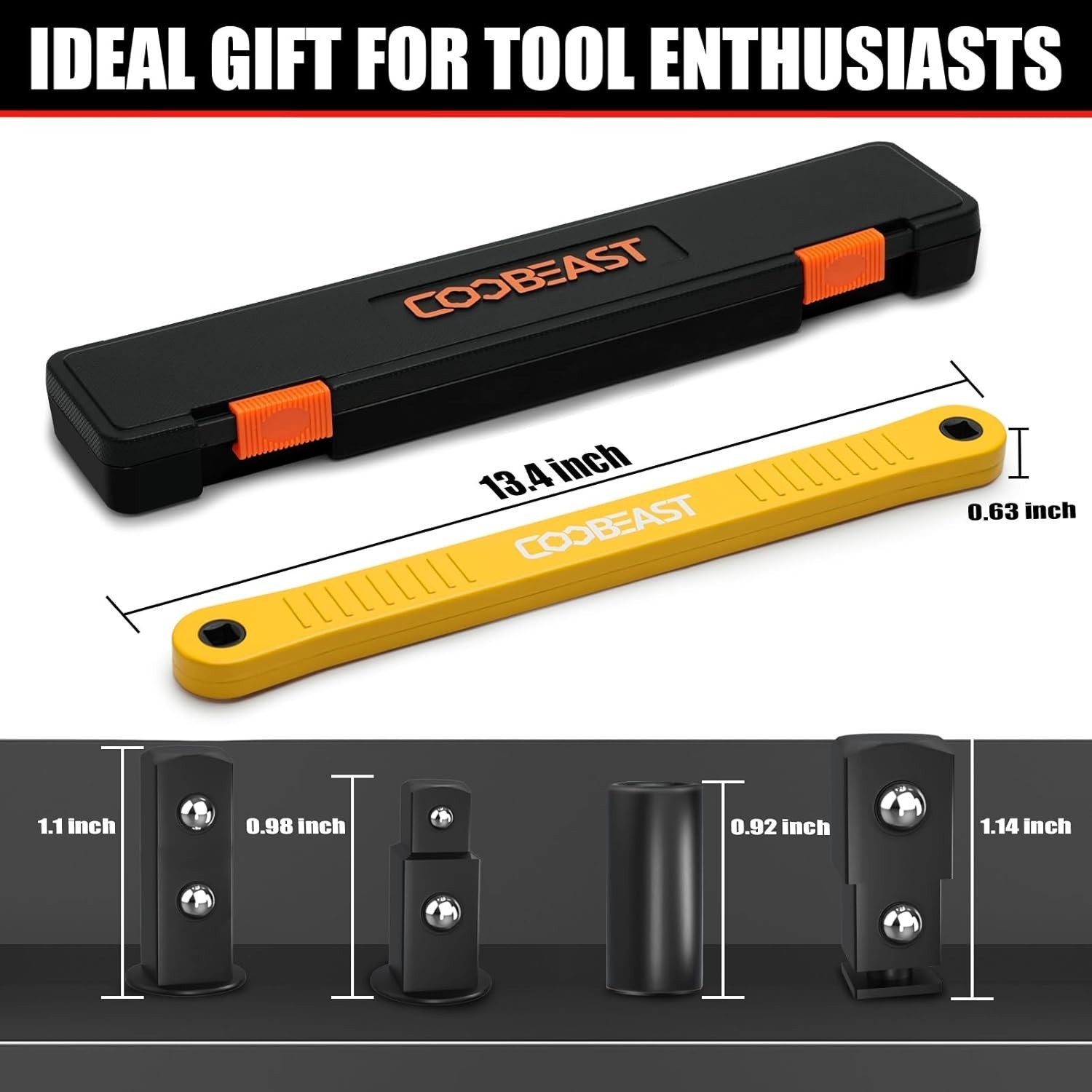 Yellow Offset Extension Wrench Tool – Compact & Versatile for Tight Spaces