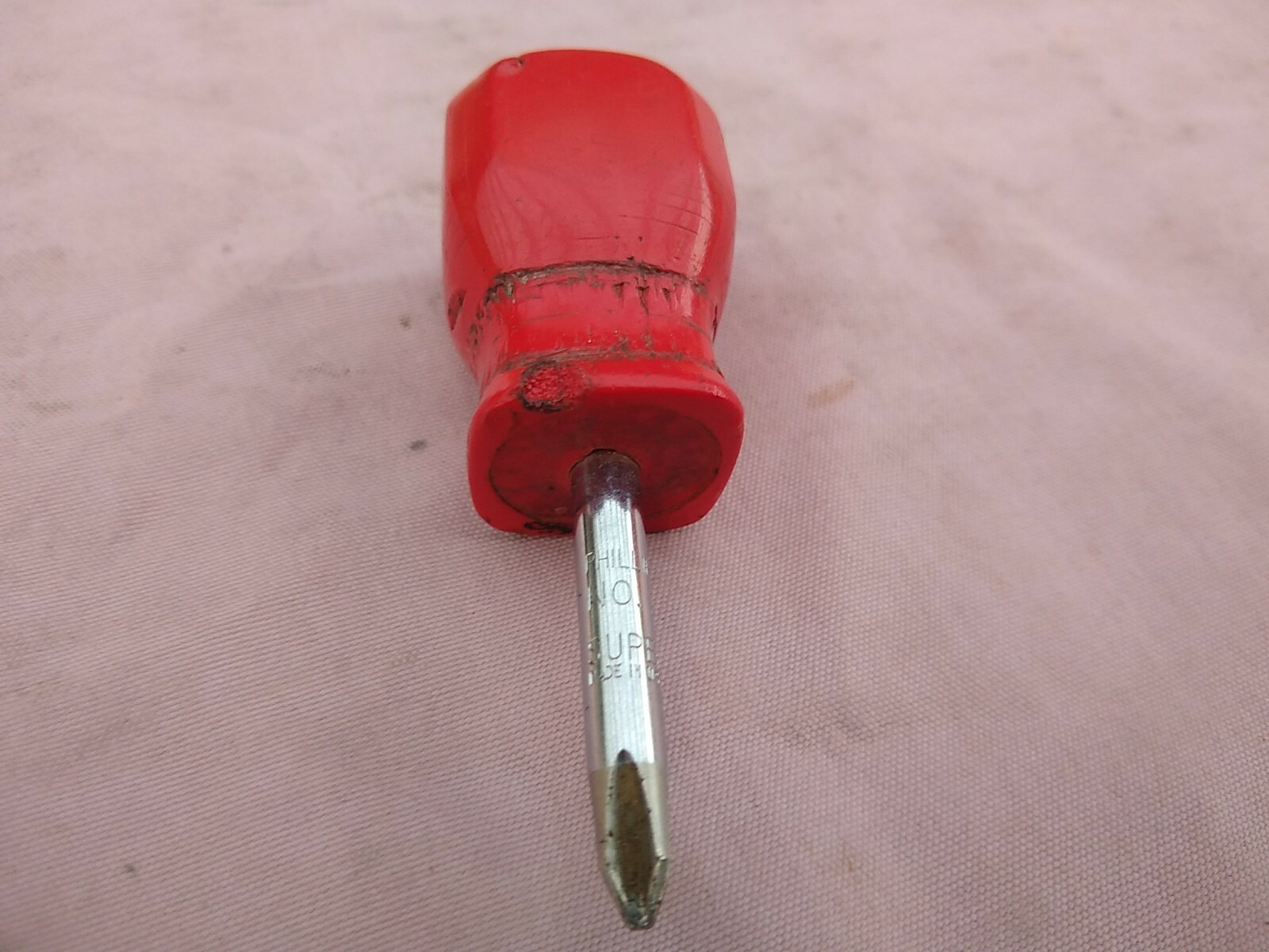 Mac Tools P212XA Philips Stubby Red Hard Handle Screwdriver