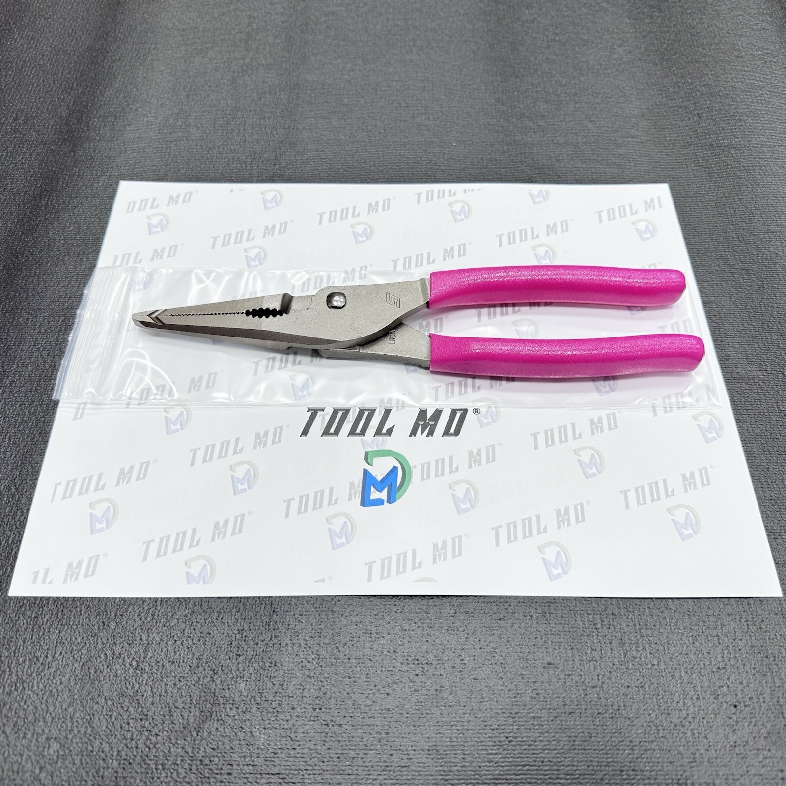 Snap-on Tools ELECTRIC PINK 9″ Talon Grip Long Nose Slip Joint Pliers LN47ACFEP