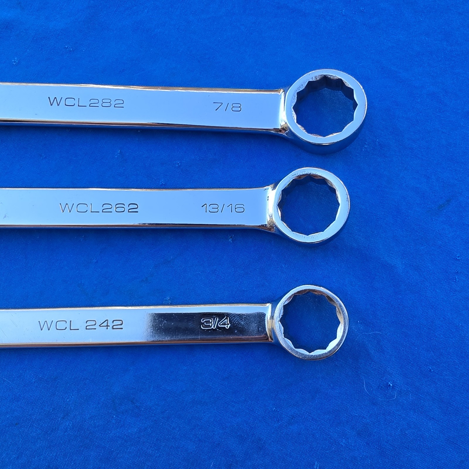 Matco 3 Pc. SAE. Comb. Wrenches 12 Point WCL282 7/8 WCL262 13/16 WCL 242 3/4