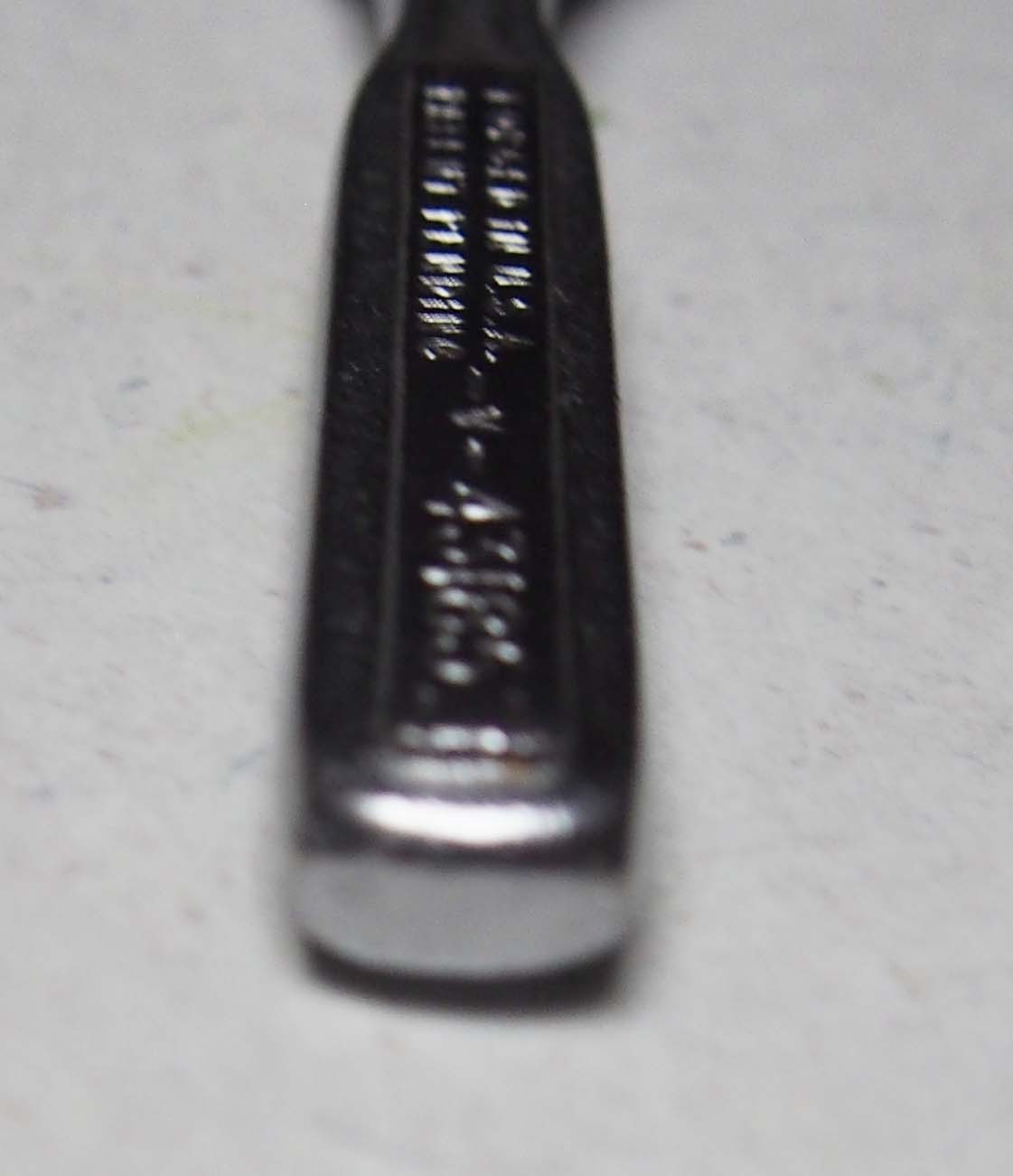 Craftsman Vintage Ratchet 1/4 dr 43185 Quick Release Oil Hole -V-