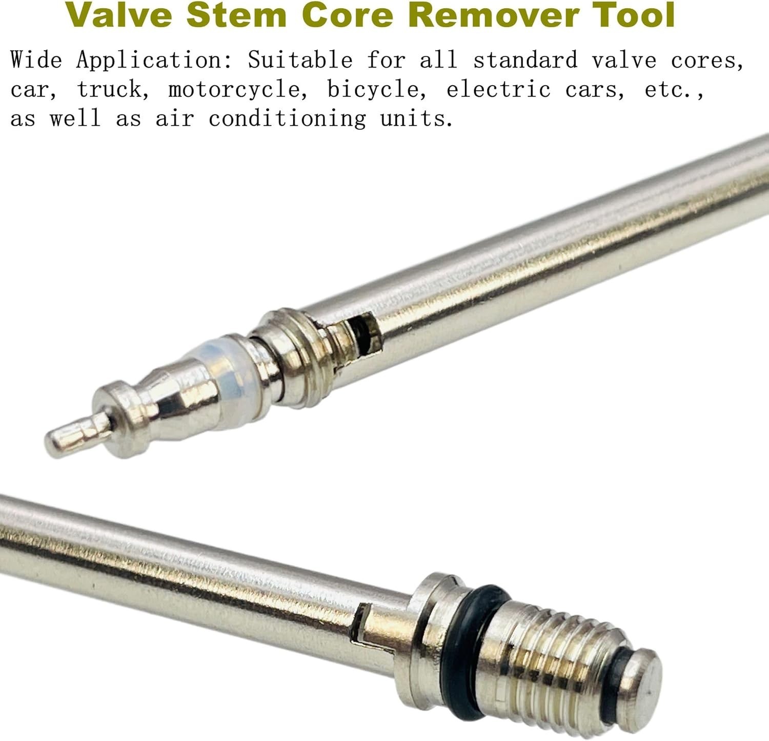 Professional HVAC Valve Core Remover Tool Set for R12 R134A R410A Systems