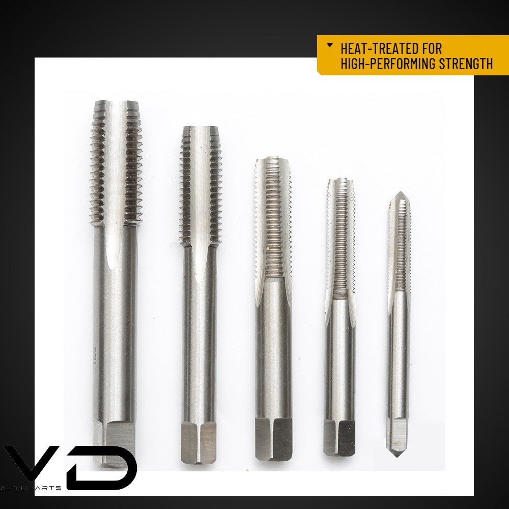 131Pcs Metric Thread Repair Insert Kit M5 M6 M8 M10 M12 Helicoil Pro Coil Tool
