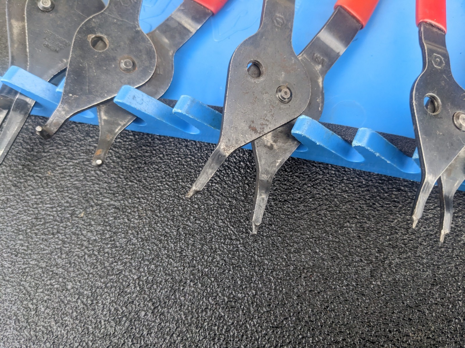 #bn144 Blue Point Tools 4pc Snap Ring Pliers Set Internal/External pr12a pr34a