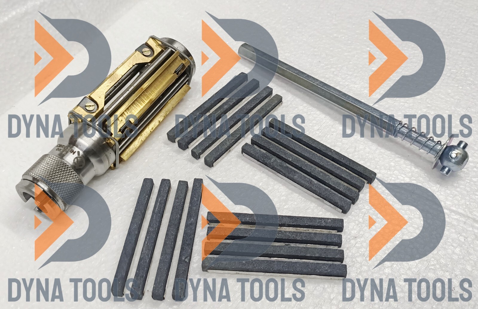 Hall Toledo Cylinder Engine Hone Kit 45 TO 65MM Honing Machine + 5x Set Stones