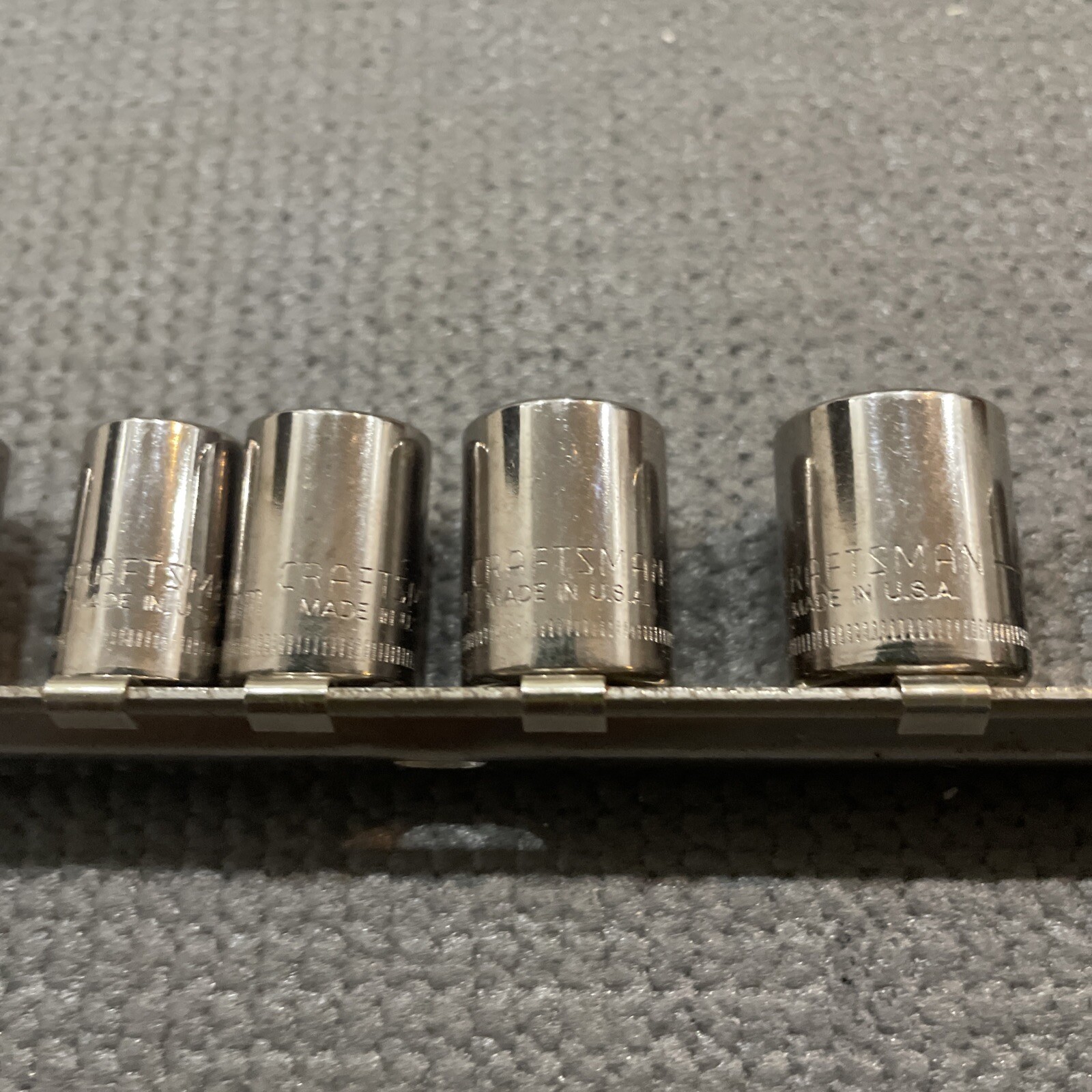 VTG CRAFTSMAN -G2- SERIES SOCKET SET 12-PIECE 1/4” DRIVE 4MM TO 14MM 6-POINT USA