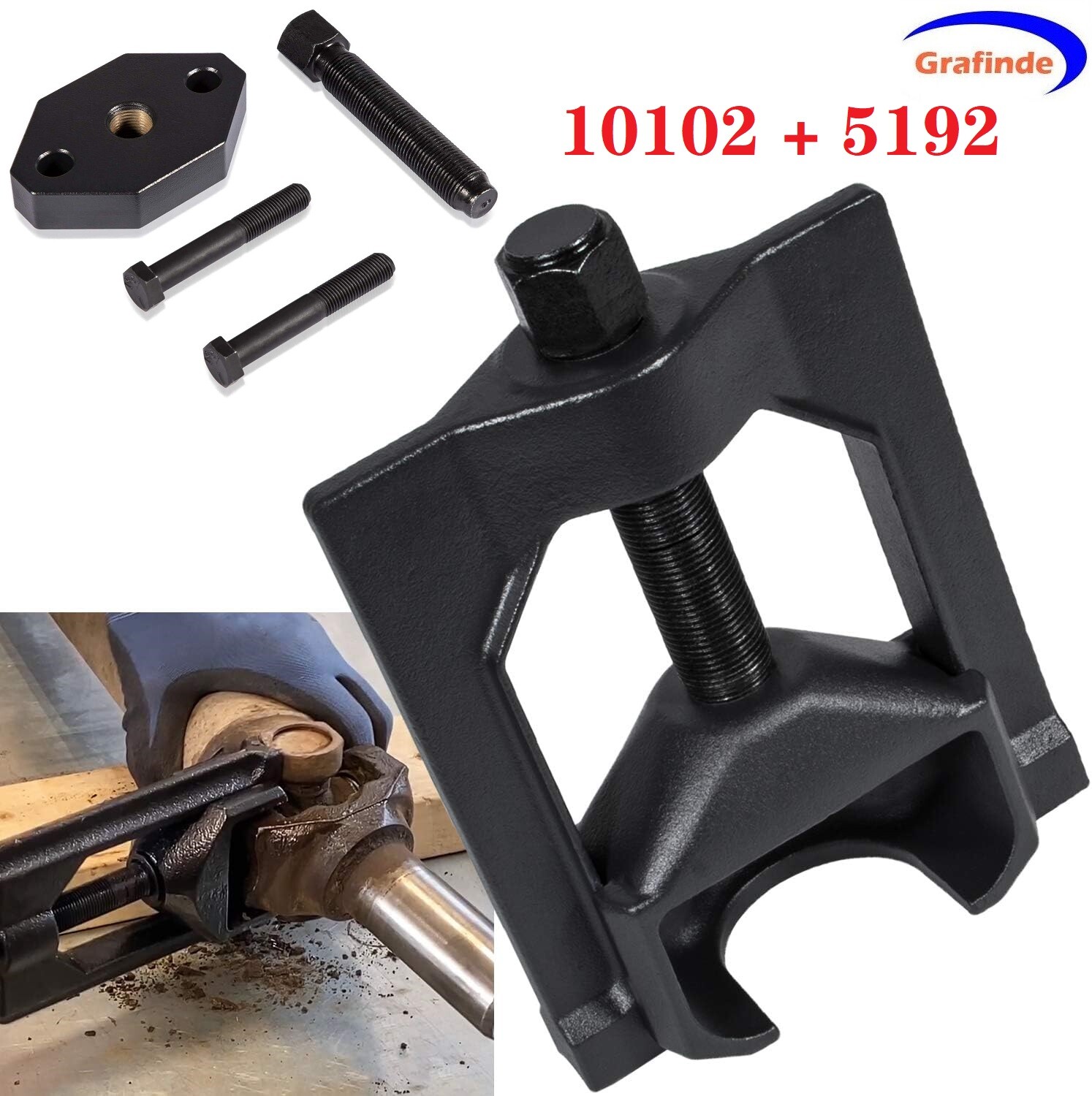 Heavy Duty Truck 10102 Universal U Joint Puller +5192 Bearing Cup Installer Kit