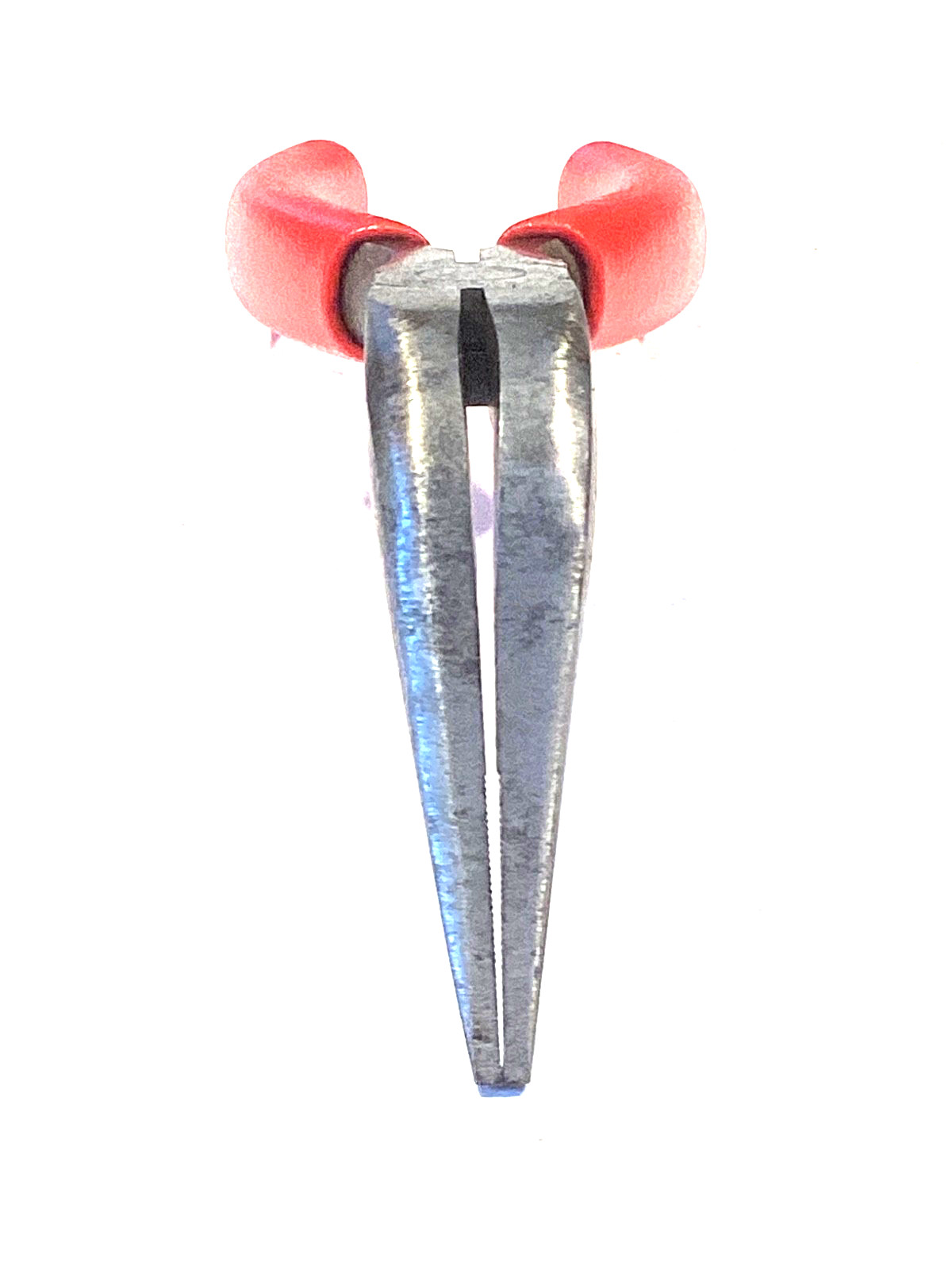 Snap on Tools 7” Long Nose 90° Bent Needle Nose Pliers RED Soft Grip 497CCP NICE