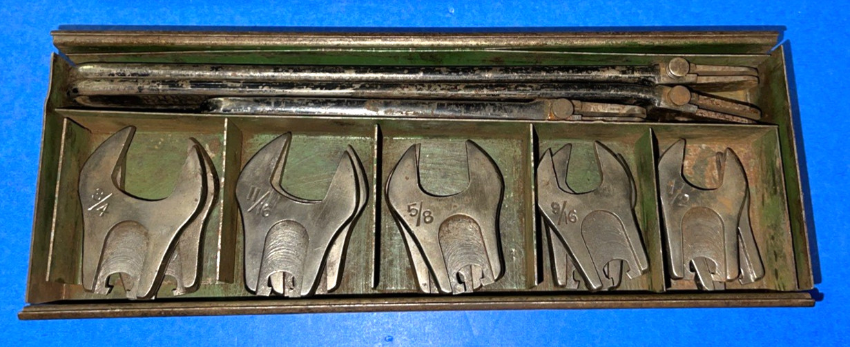 PARK METAL WARE CO VINTAGE XCEL MULTI HEAD 13 PIECE WRENCH SET