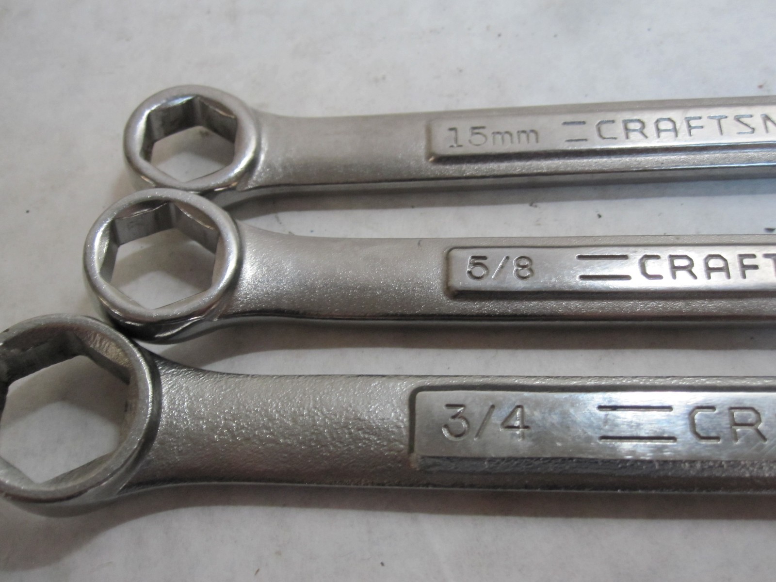 Craftsman set of 3 wrenches see description