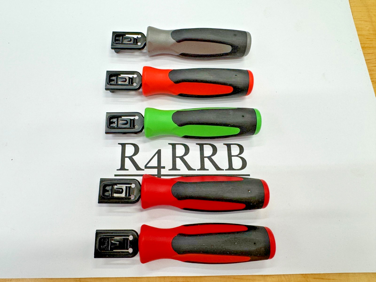 Snap-on Tools USA NEW COLOR MIX Soft Grip Feeler Gauge Holders LOT SET FB336MCx5