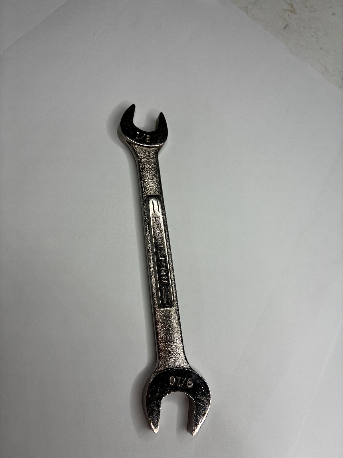 Craftsman VV 44579 Double Open End Wrench 1/2 x 9/16 USA