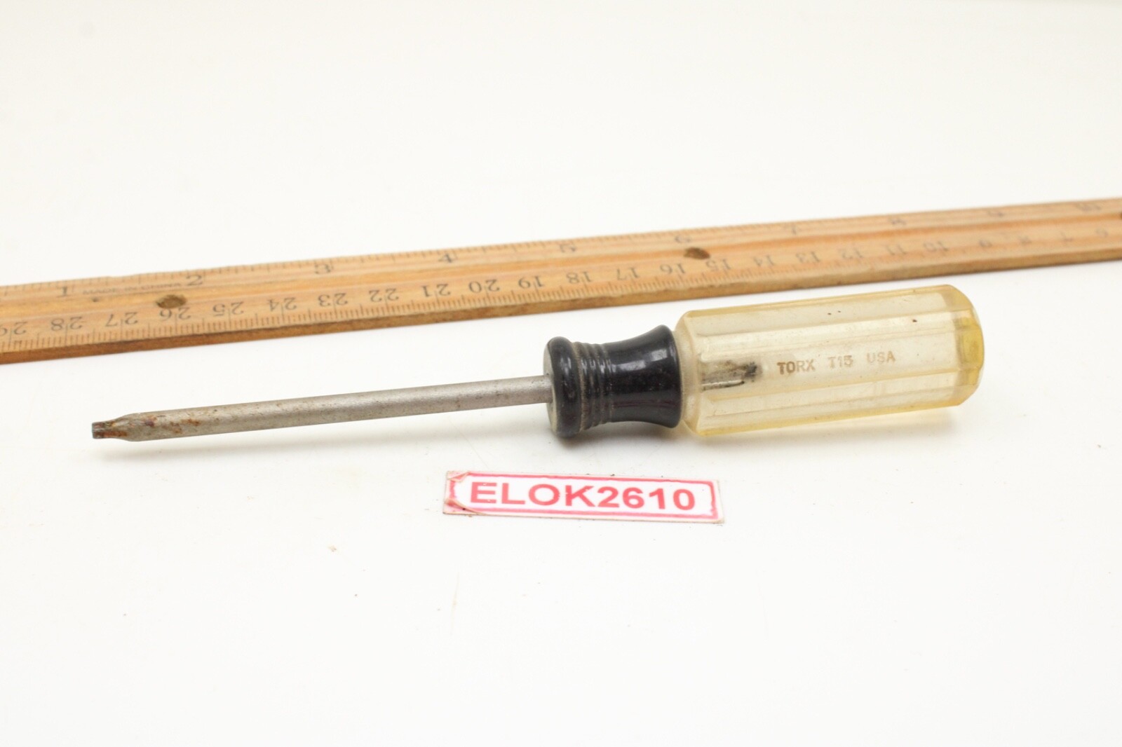 Craftsman 41474 WF T15 Torx Screwdriver Blue/Clear Handle USA