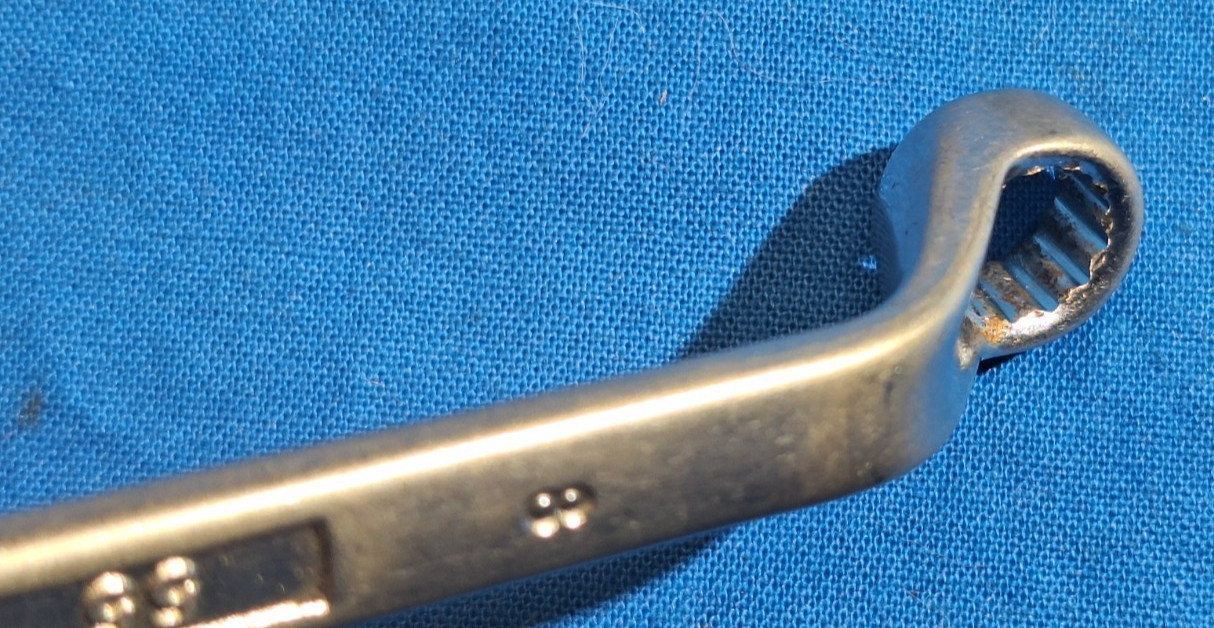 Facom 55 OGV 8mm-9mm deep offset box wrench France