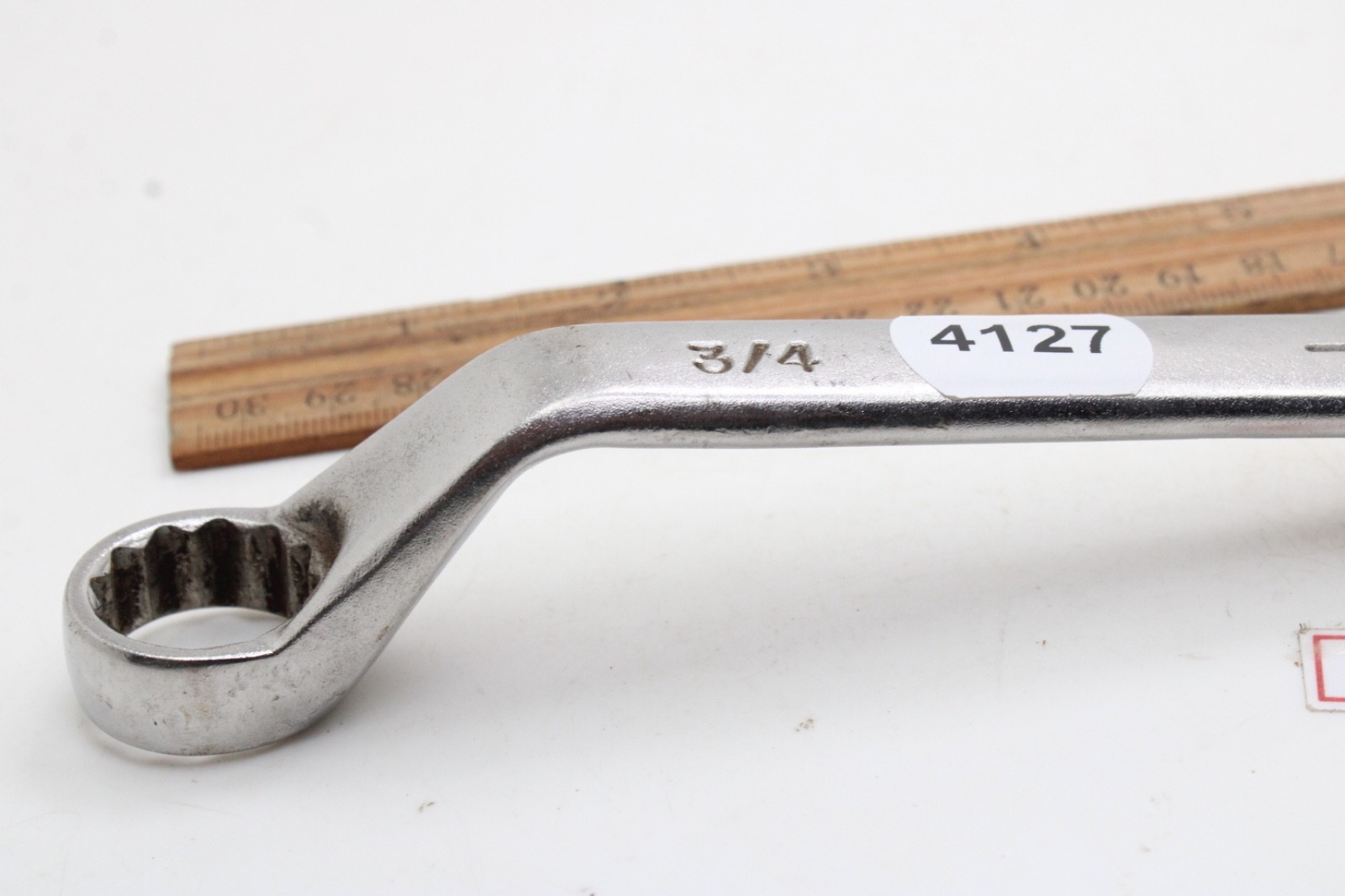 Napa Tools NDF 108 7/8″ x 3/4″ 12 Point SAE Offset Box-End Wrench 11.5″ USA