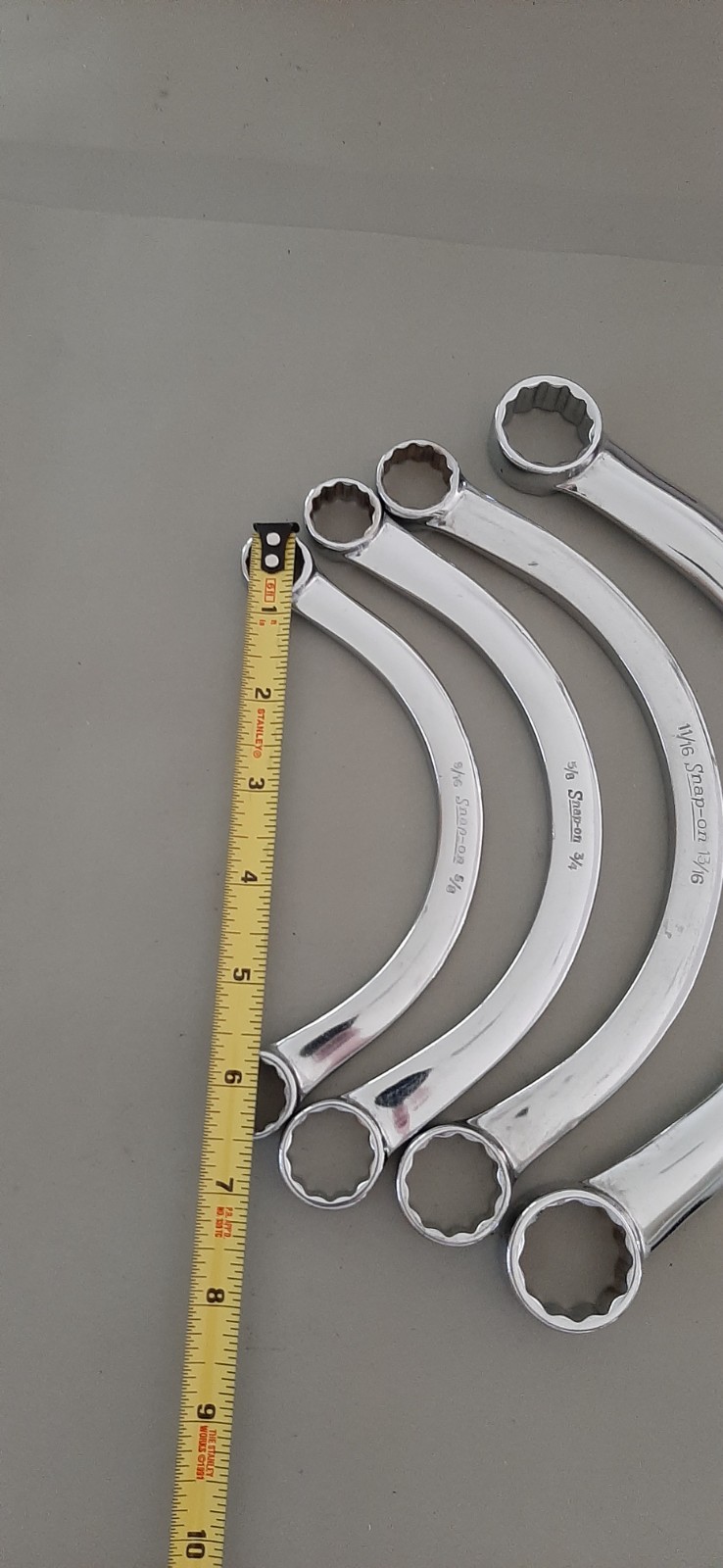 Snap-On HALF MOON SAE 12pt Point Wrench Set 9/16 to 15/16 CX1820 2024 2226 2830