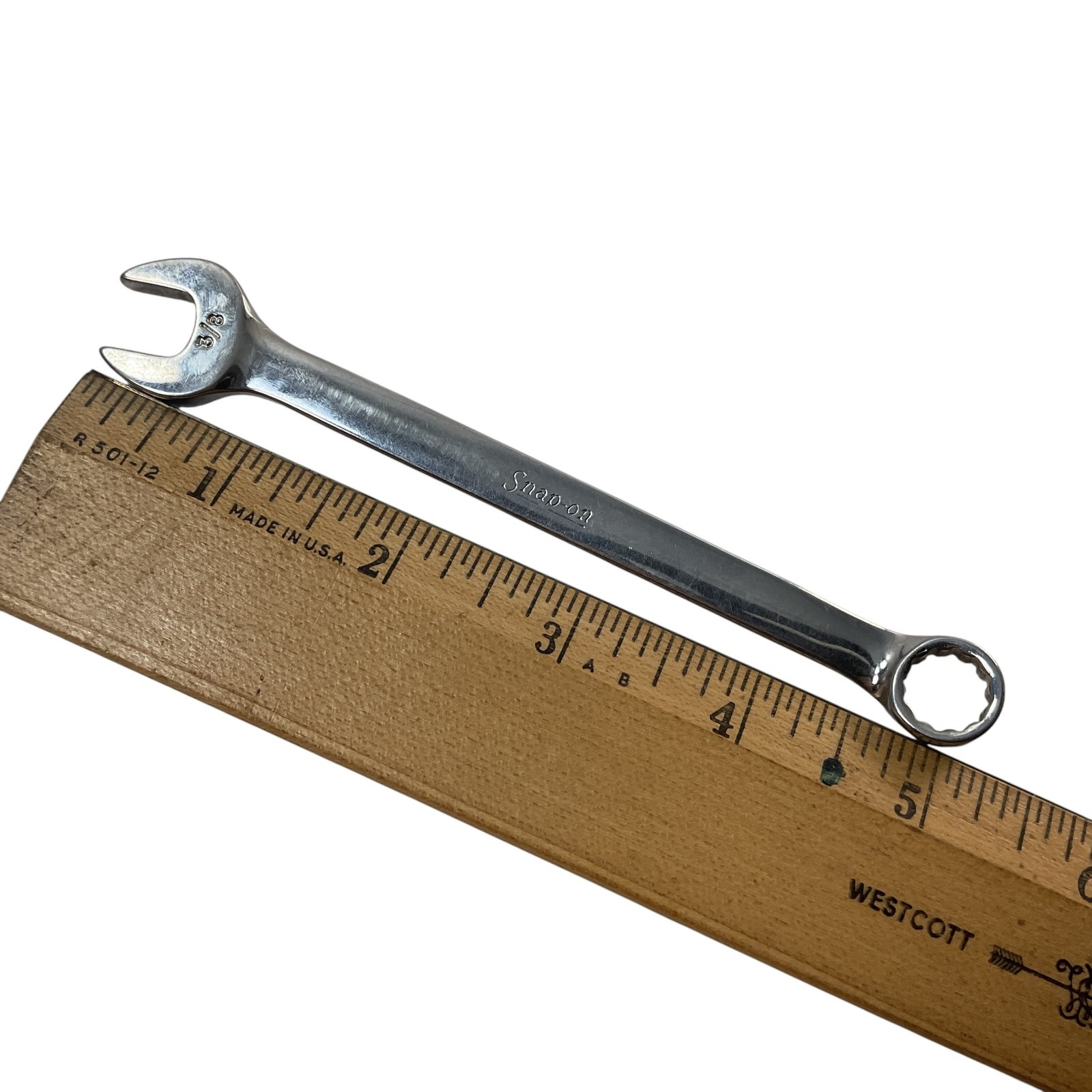 Snap-on Combination Wrench 3/8″ 12 Point OEX120 Sold As Pictured Mechanic Tool