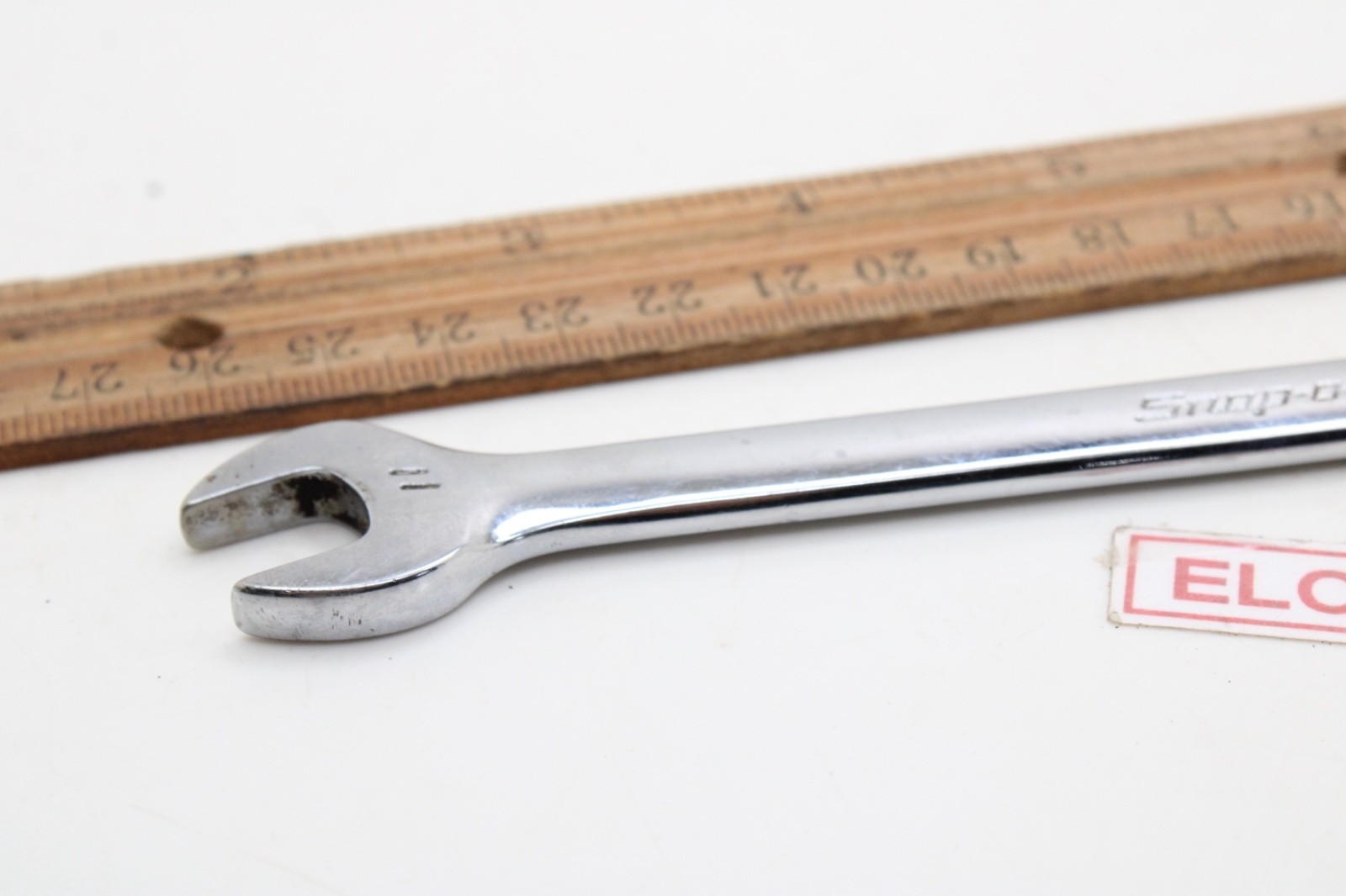 Snap-on OXEM110A 11 mm 12 Point Metric Flank Drive Combination Wrench 7.25″ USA
