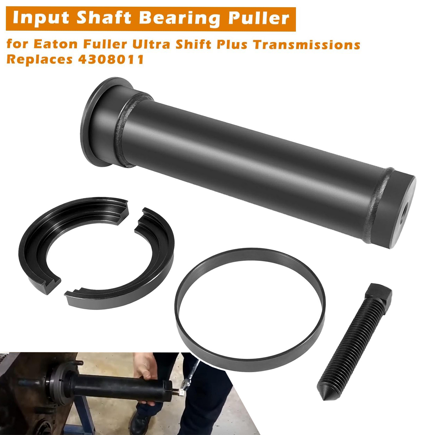 For Eaton Fuller Input Shaft Bearing Puller Tool Kit For 1 3/4″ & 2″ Shaft