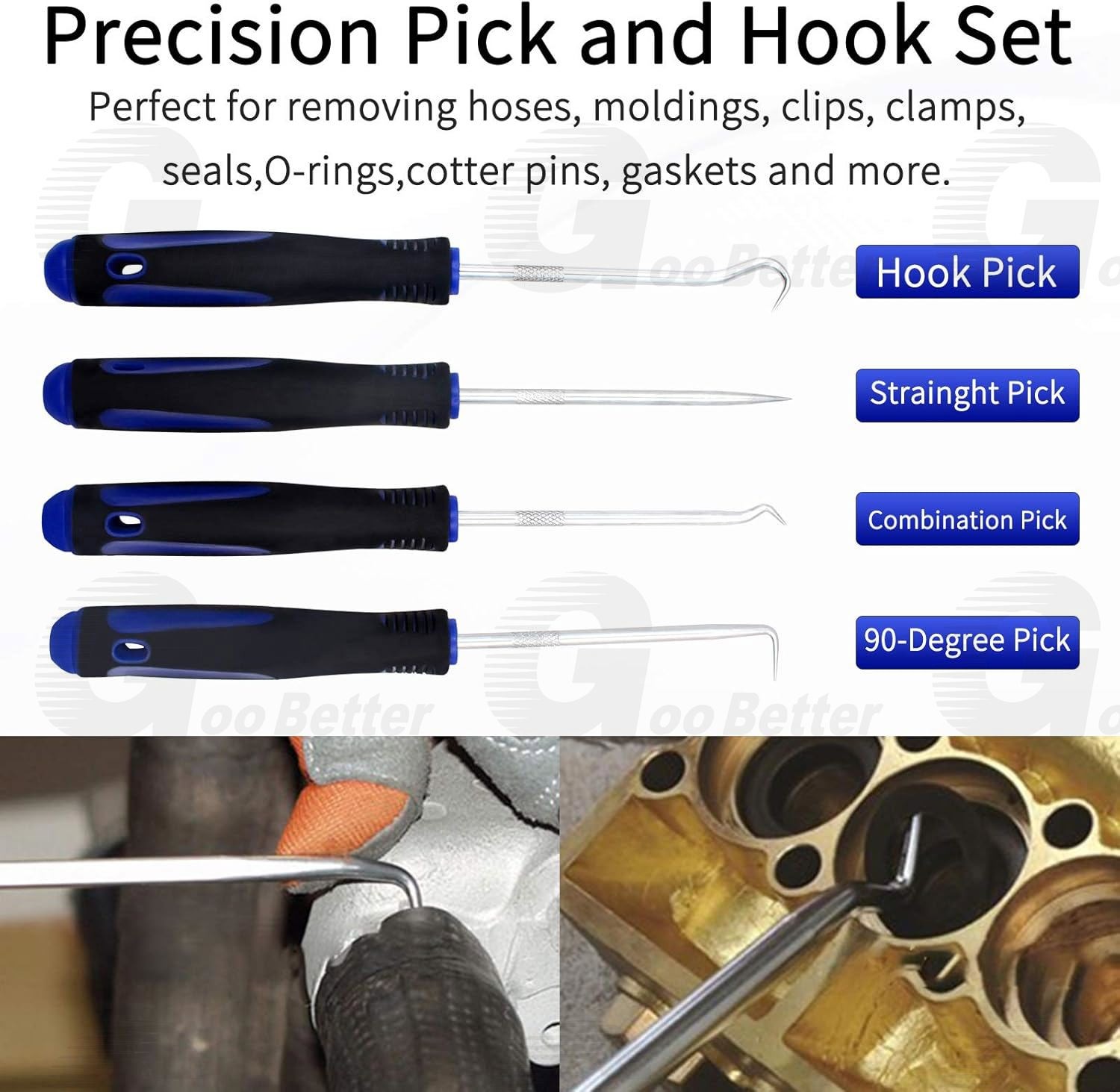 200Pcs Car Trim Removal Tool Set Hand Tools Pry Bar Panel Door Interior Clip Kit