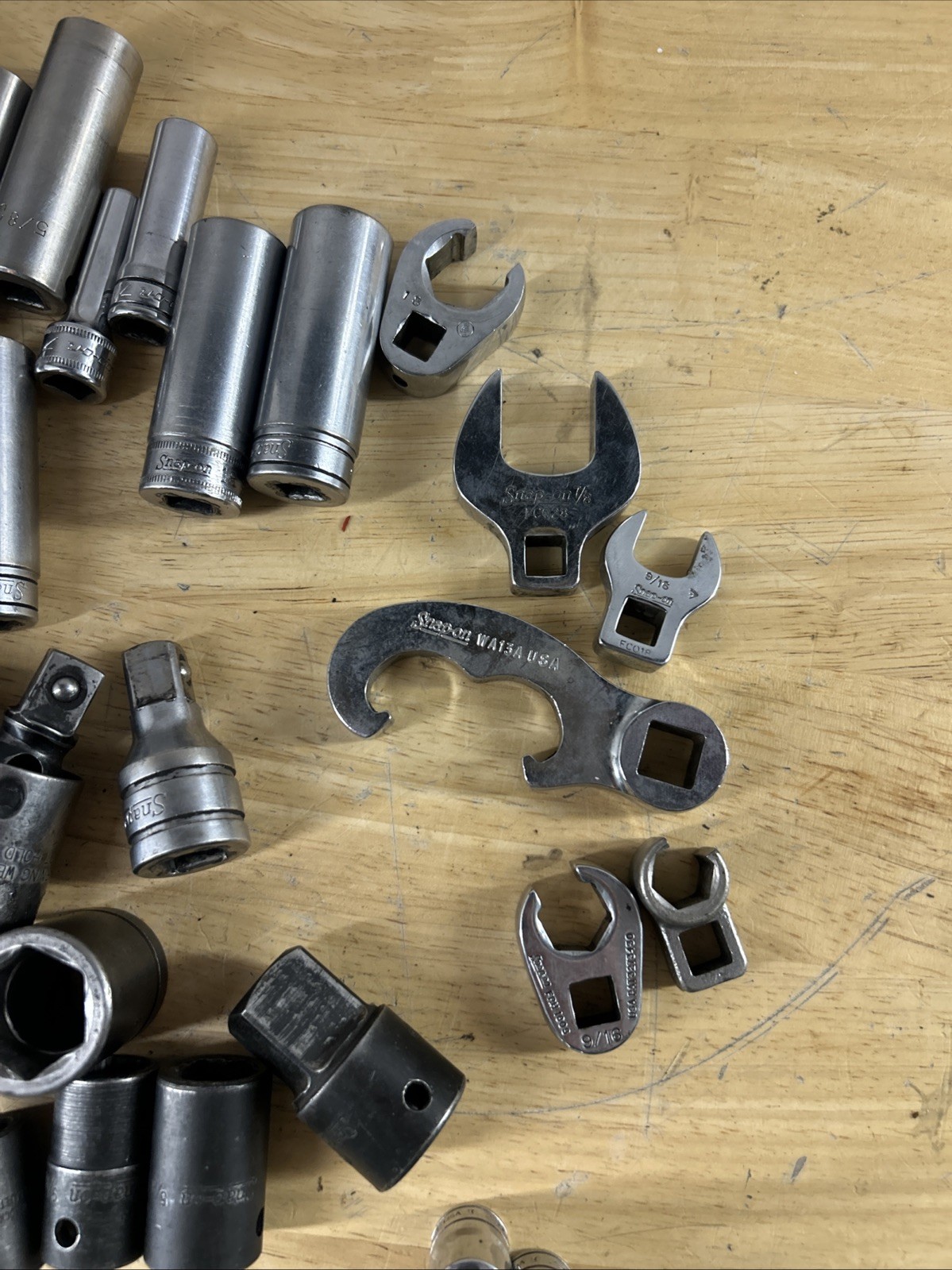 (Lot of 45) Snap-On Matco Mac Cornwell Deep Sockets Mixed Sizes