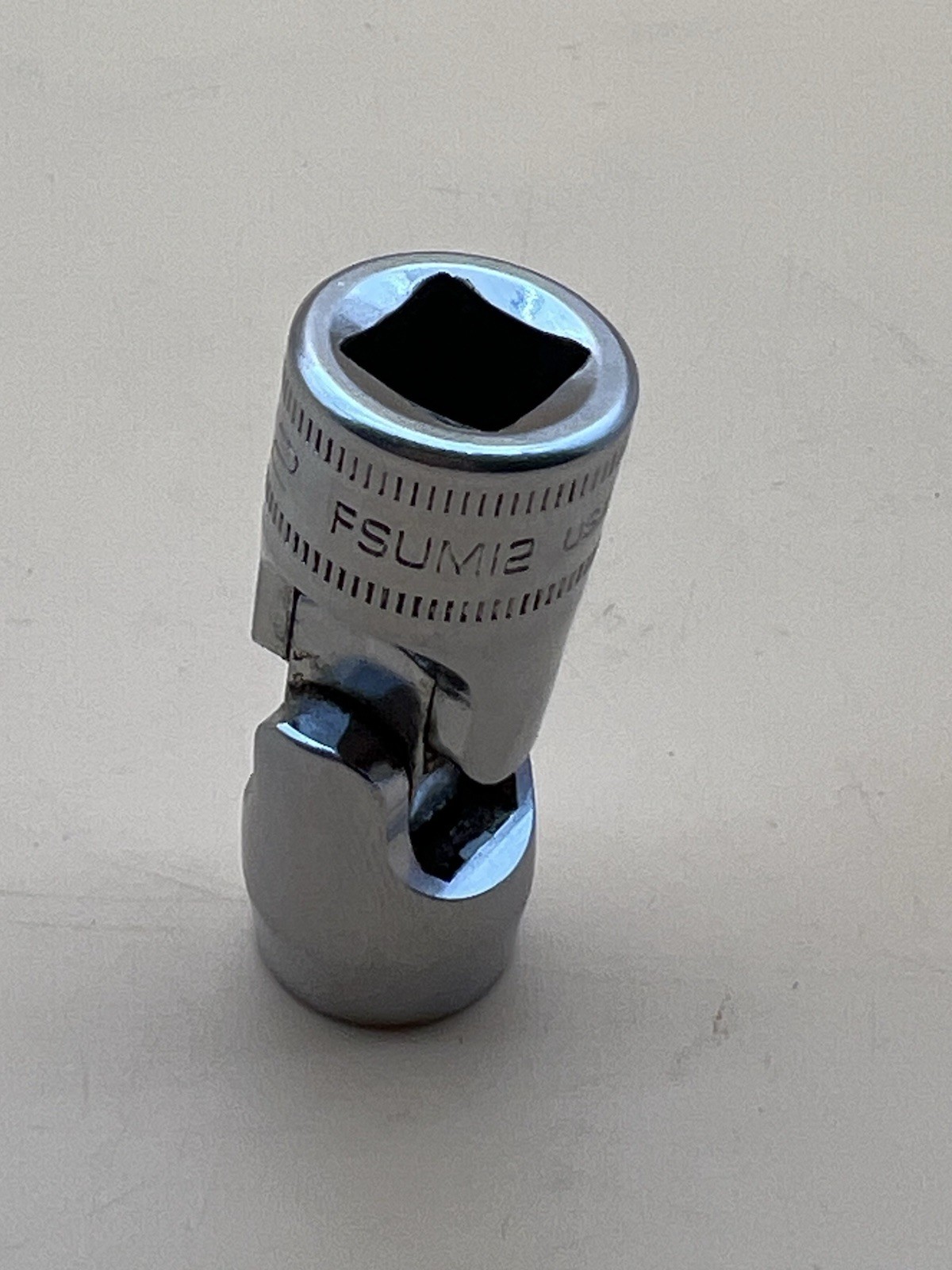 Snap-on Tools FSUM12 6 Point Swivel Socket 3/8″ Drive 12mm Free Shipping NEW
