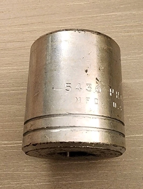 Proto USA 1-1/8″ Socket 12 Point 1/2″ Drive 5436