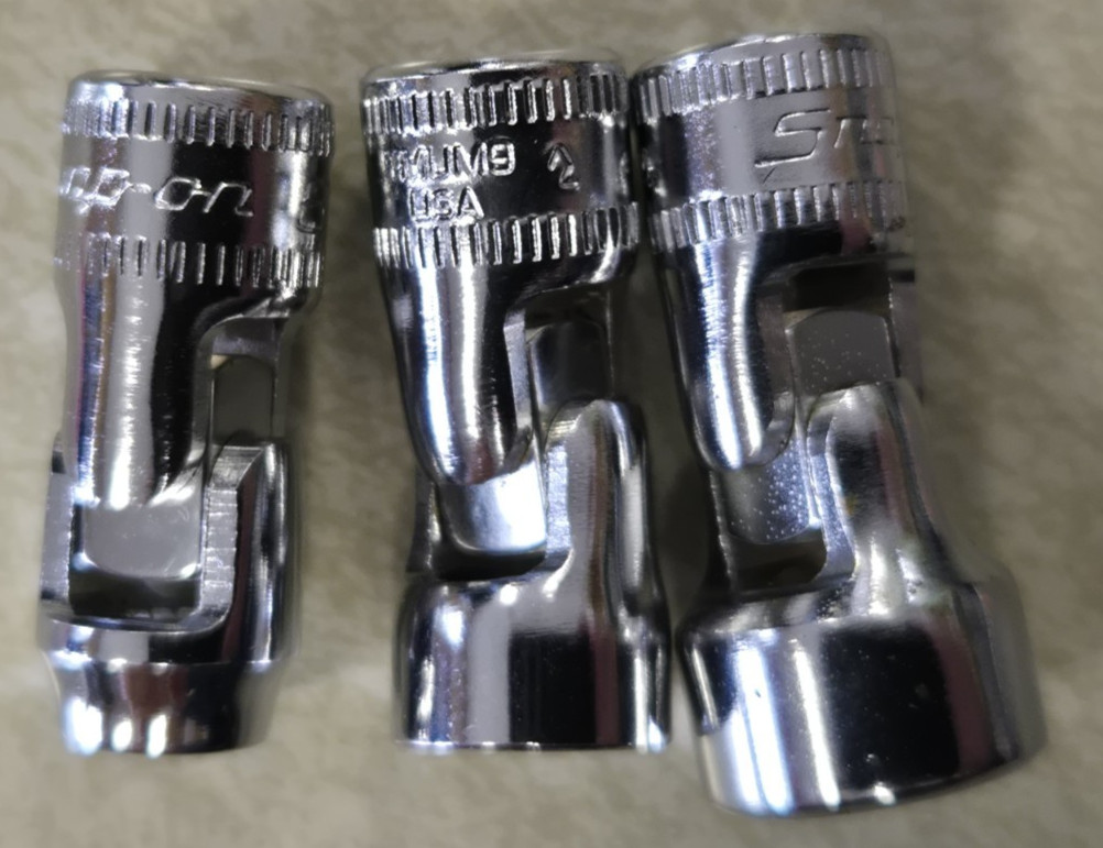 Snap-On 1/4″ Drive 6, 9 & 11 mm Swivel, 3 Piece Socket Set