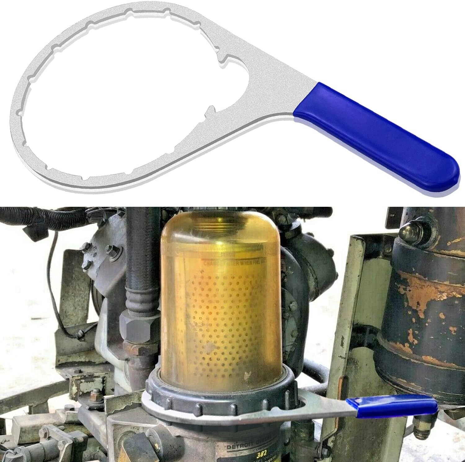 6» 380134 382 Colar/Vent Cap Oil Fuel Filter Wrench For Davco Fuel Pro 382, 380